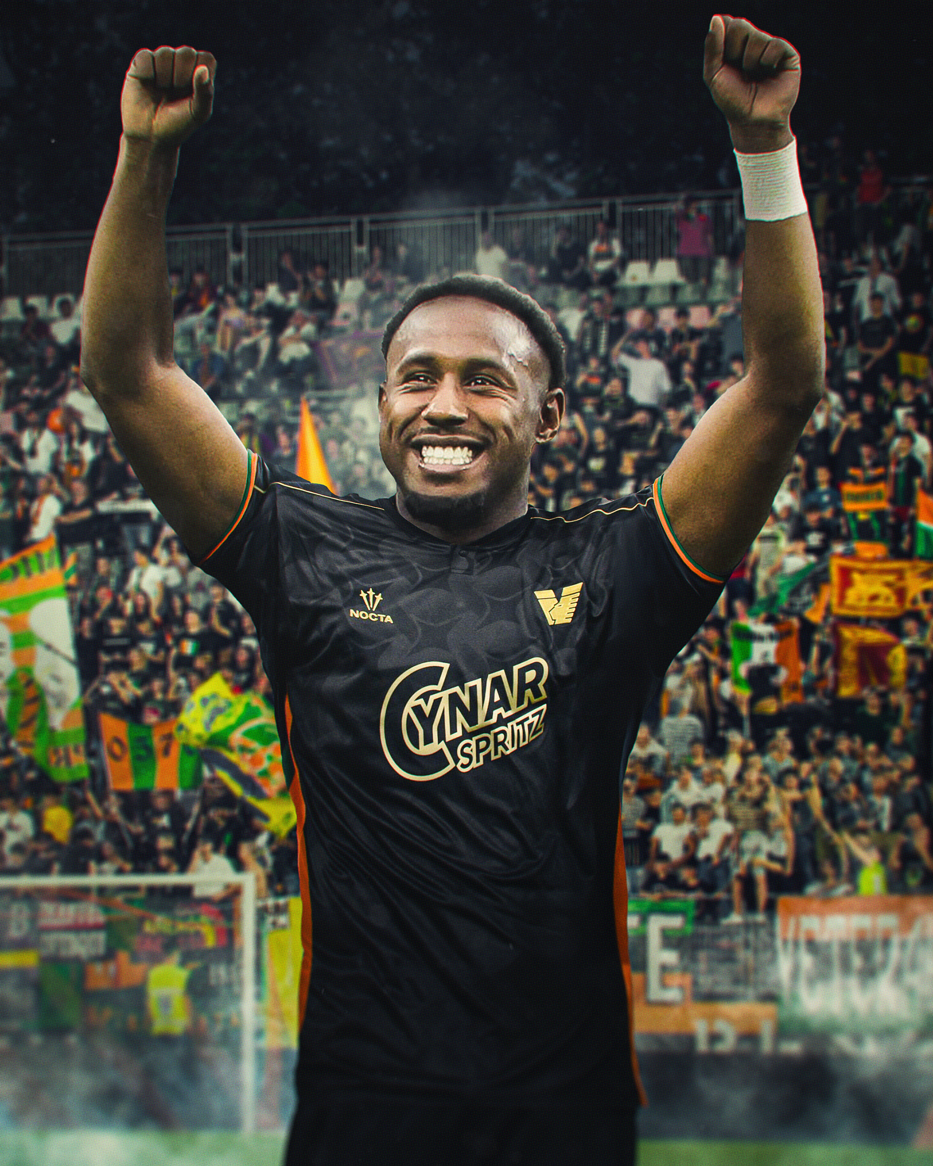 John Yeboah firma por Venezia