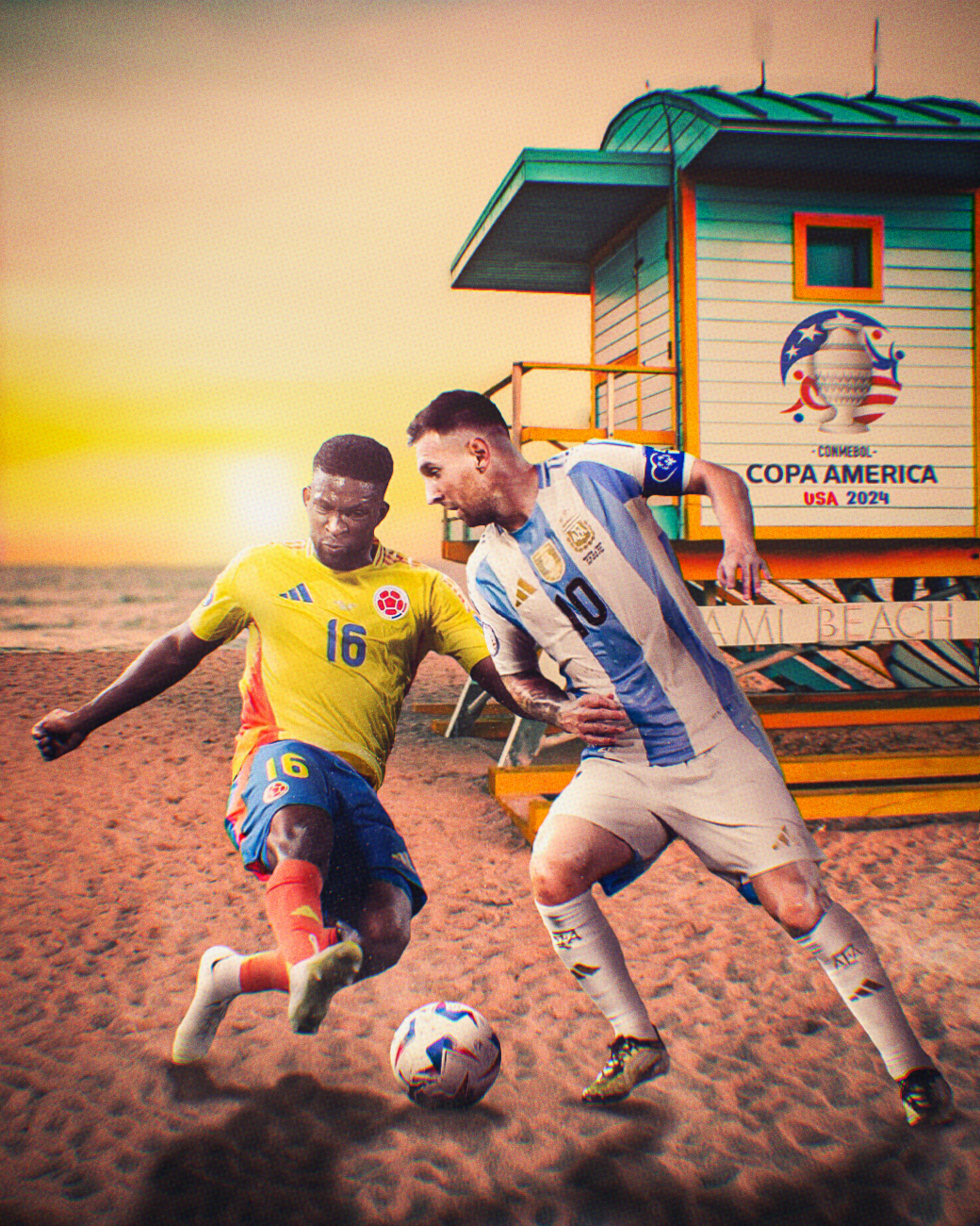 La final de la Copa America se juega en Miami
