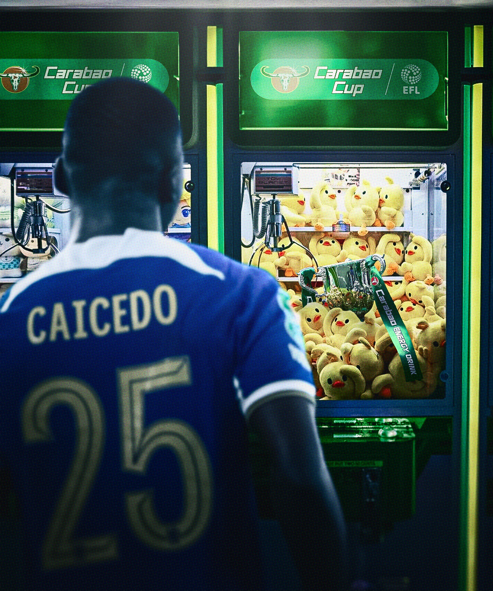 Moises Caicedo busca la Carabao
