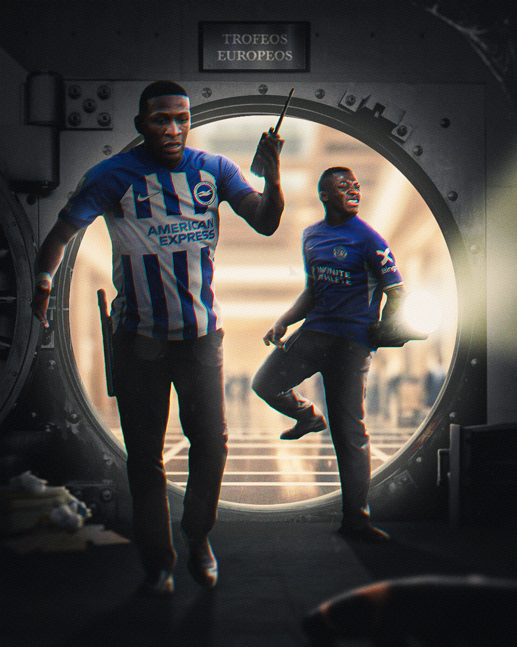 Moises Caicedo y Pervis Estupiñan