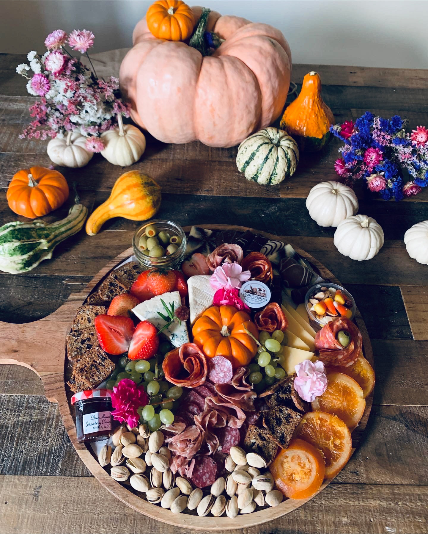 Fall themed Charcuterie board