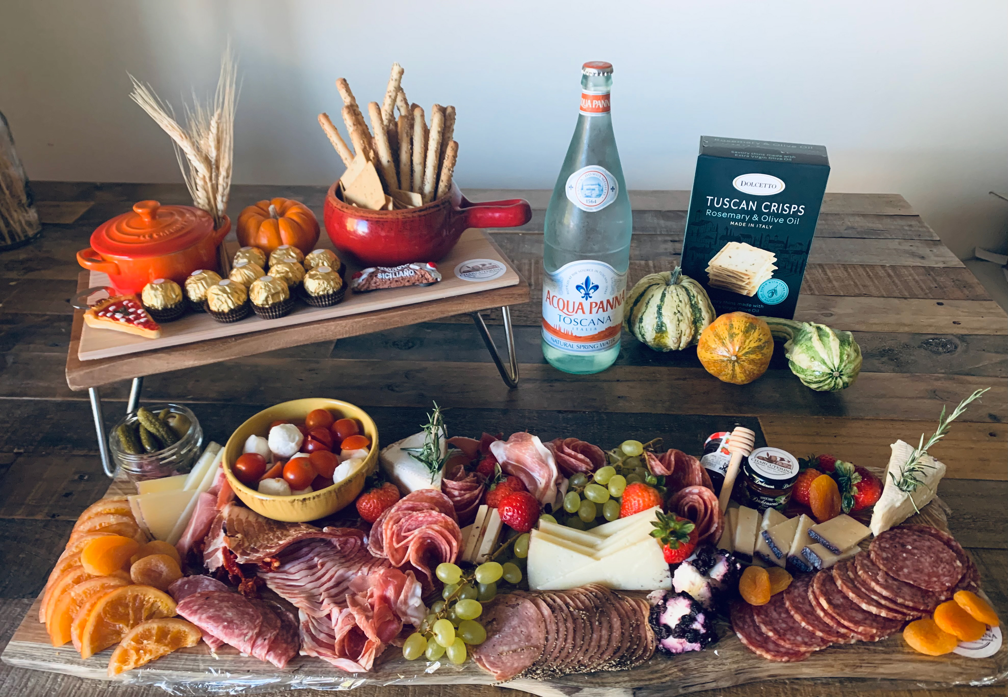 Authentic Italian charcuterie board.