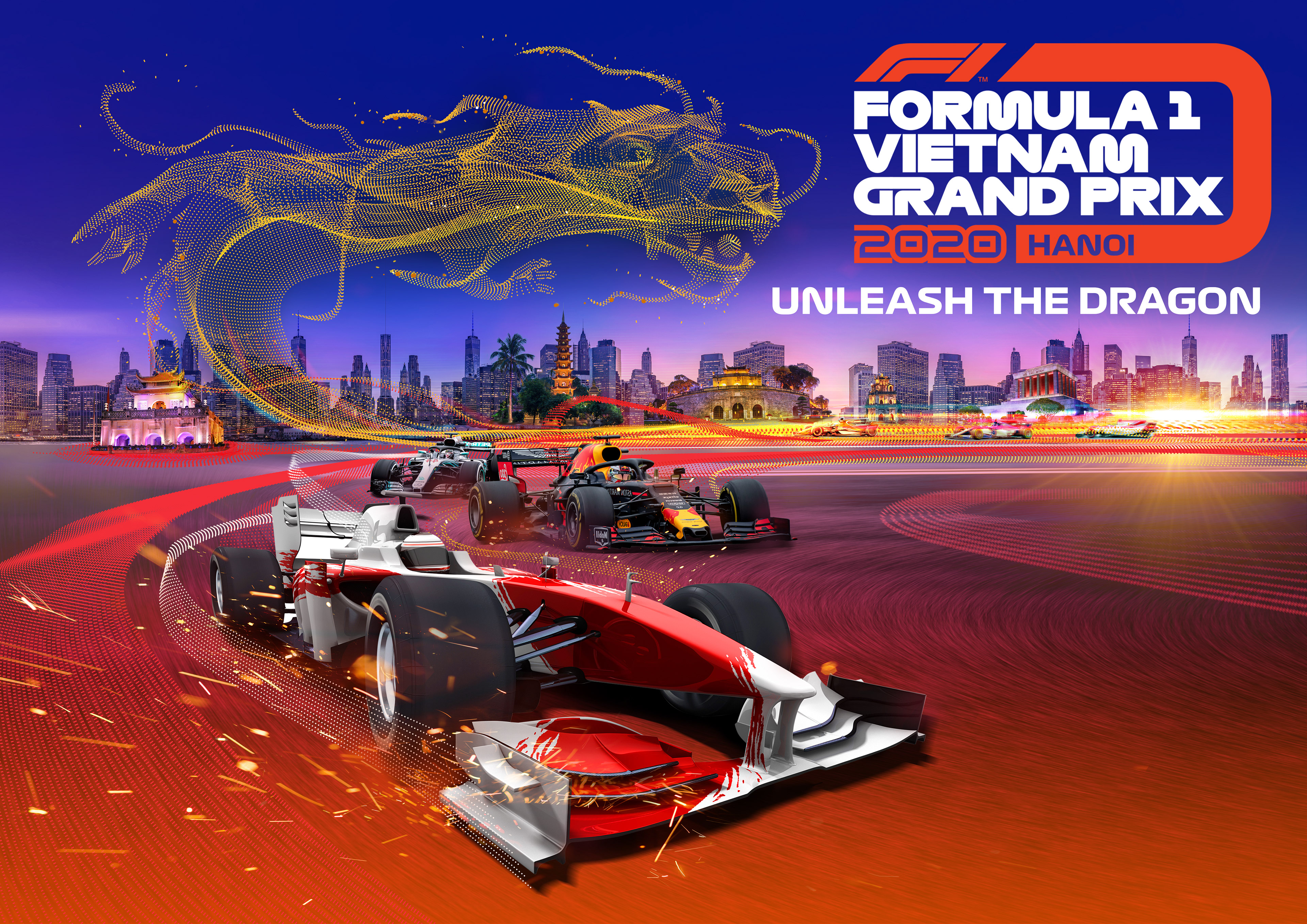 Concept key visual & illustration for F1 Grand Prix 2020