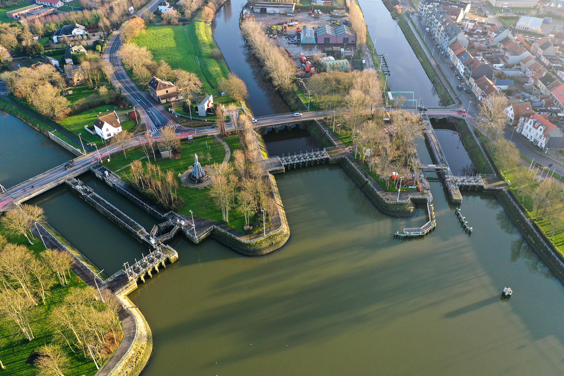 de ganzenpoot Nieuwpoort