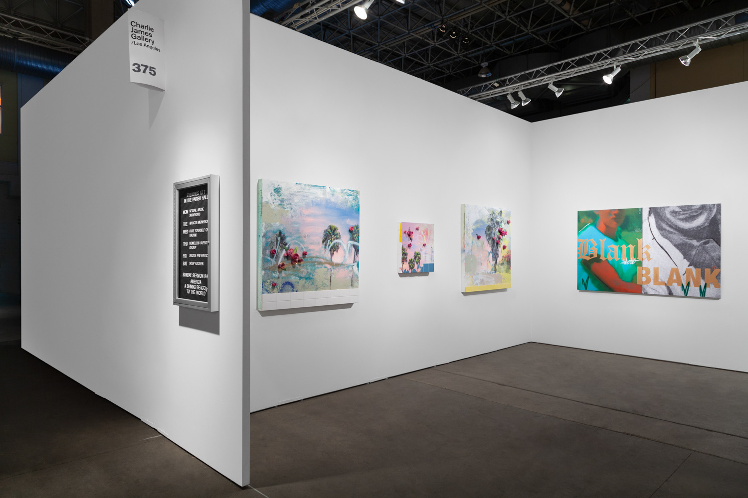 Charlie James Gallery booth at EXPO Chicago