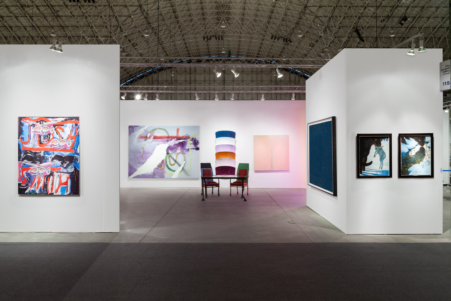 Vito Schnabel booth at EXPO Chicago