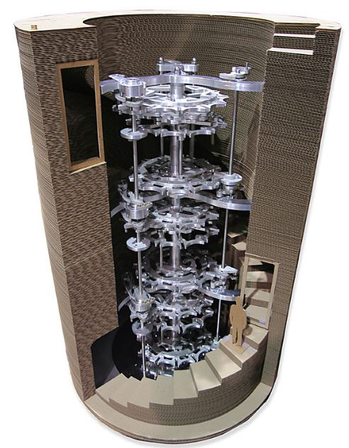 Model of Prototype 2 - showing the scale of Project.