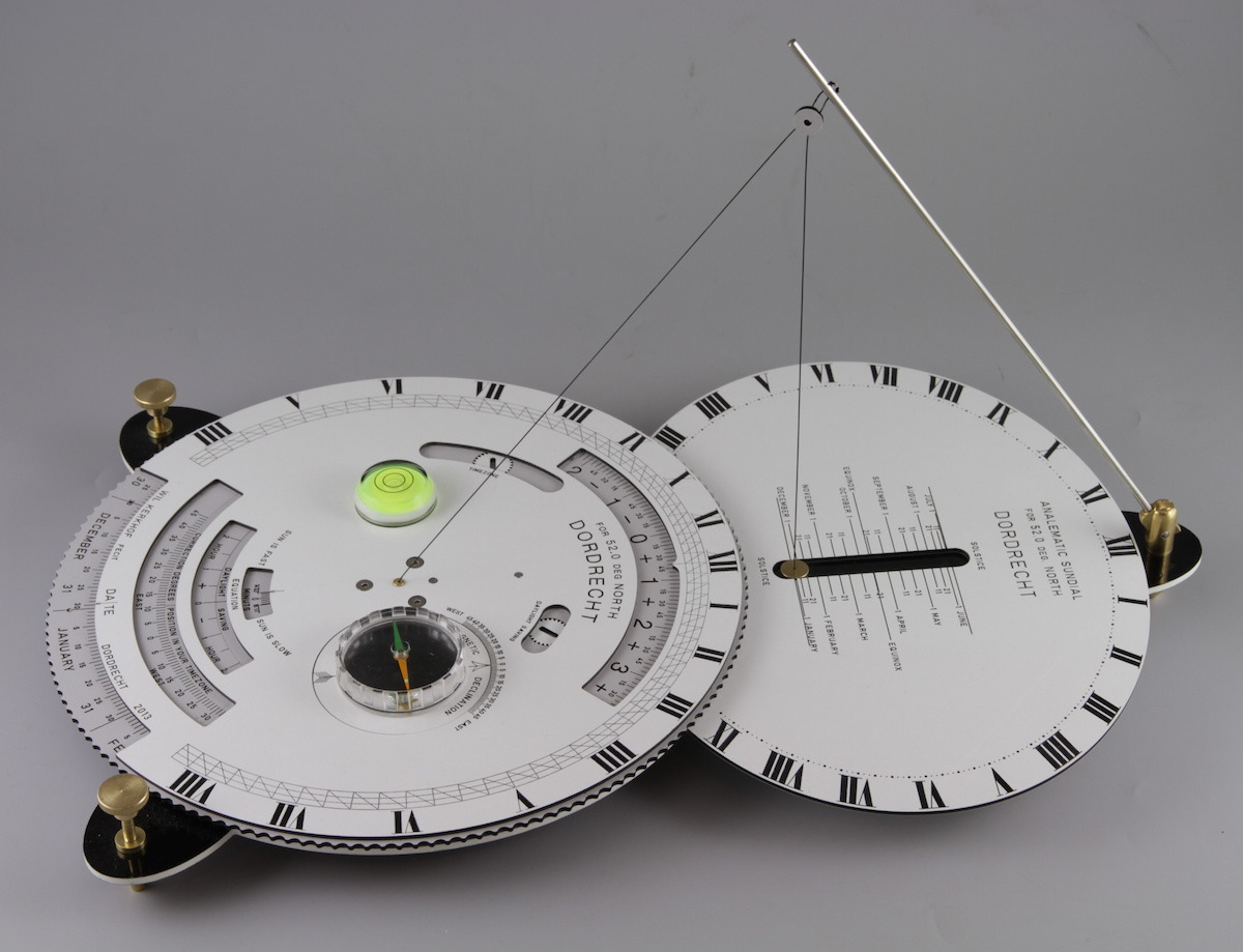 Wil Kerkhof wkerkhof@antiqueclocks.nl Self Aligning Double Foster-Lambert/Analemmatic Dial - 2013