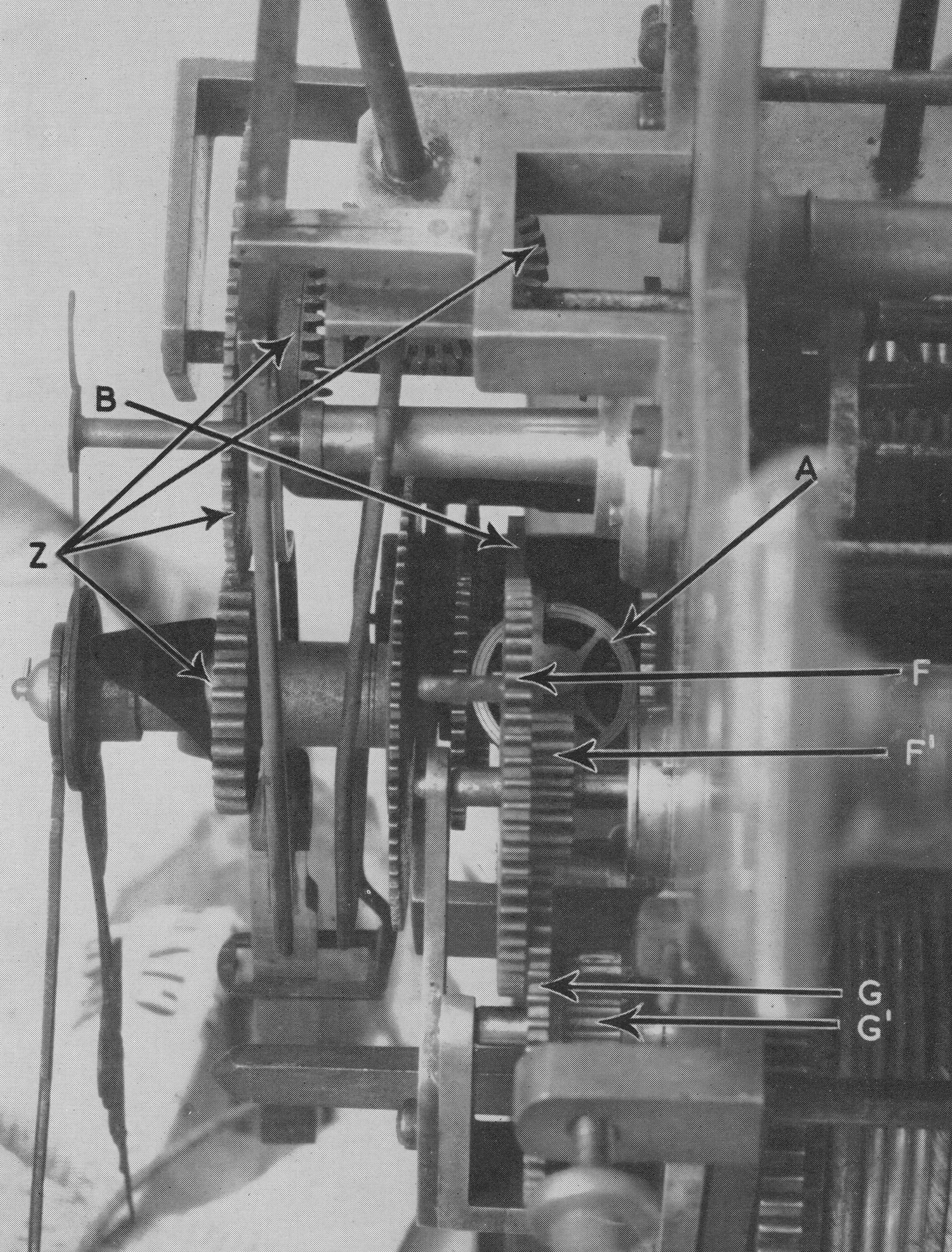 Details of the Differential Adder and in particular, the contrate planet gear A