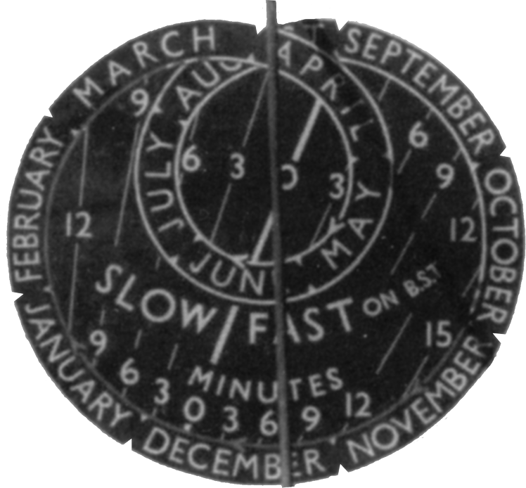 Detail of 1974 Knot Dial by James Richard