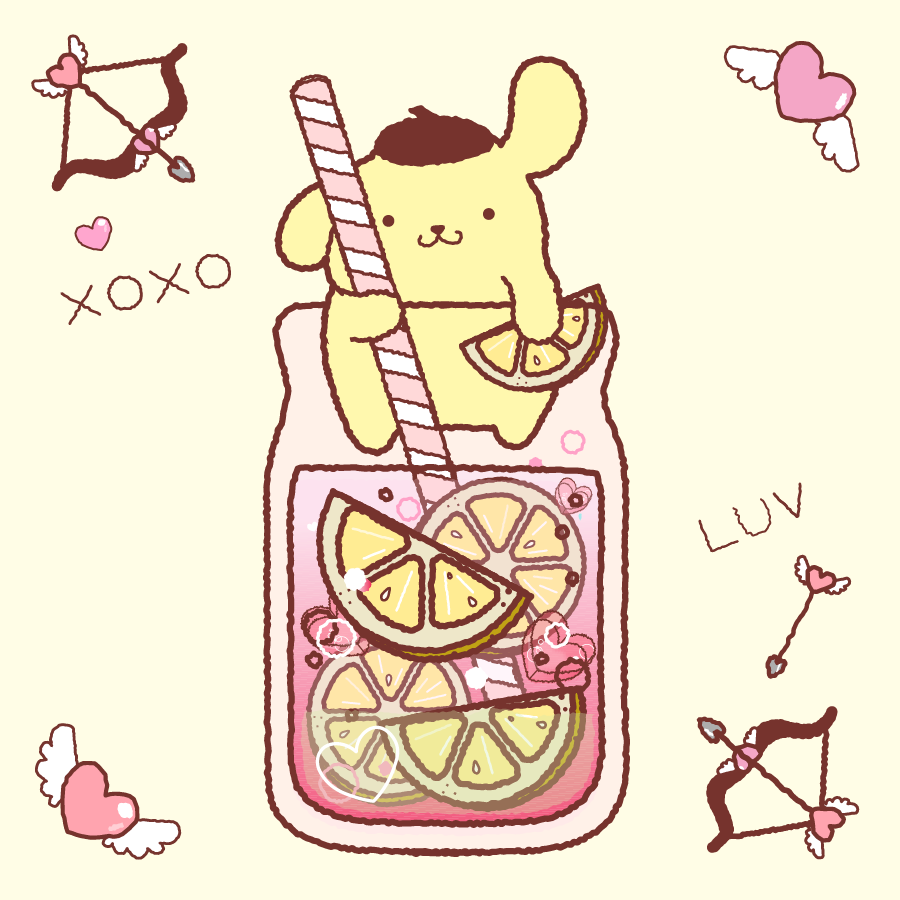 pompompurin valentine sticker