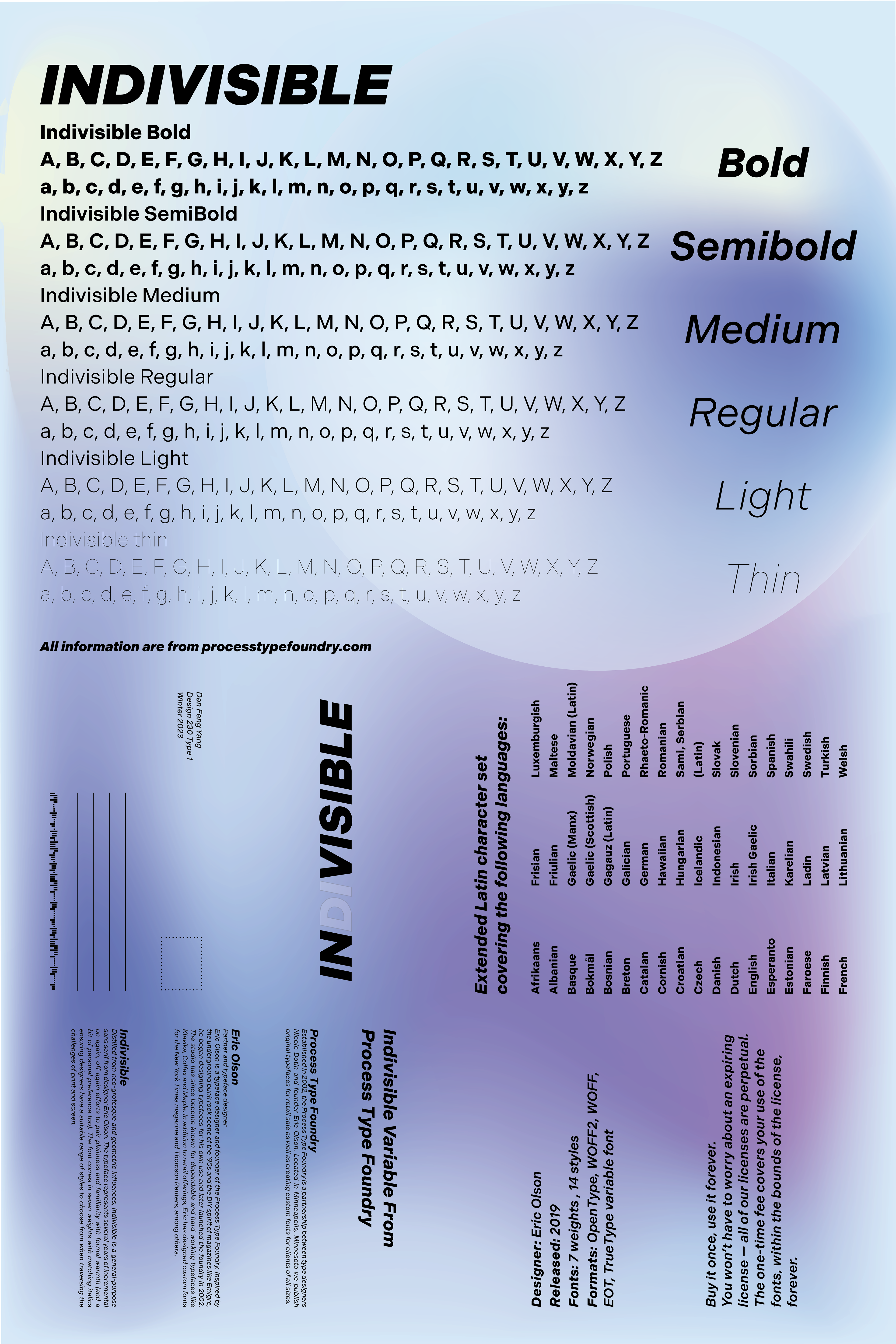Type Poster Back