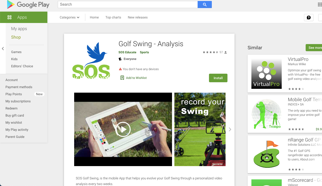 Checking apps on Google Play