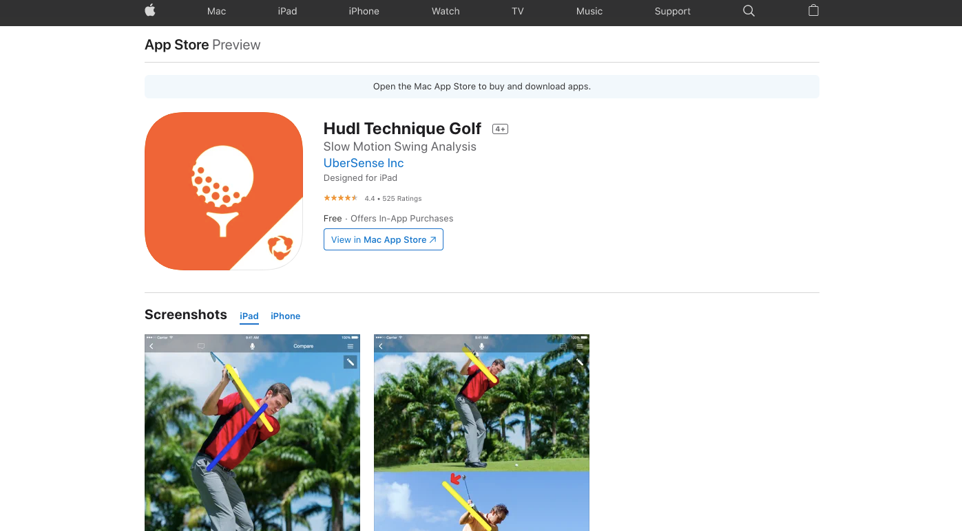 Checking apps on the Apple store