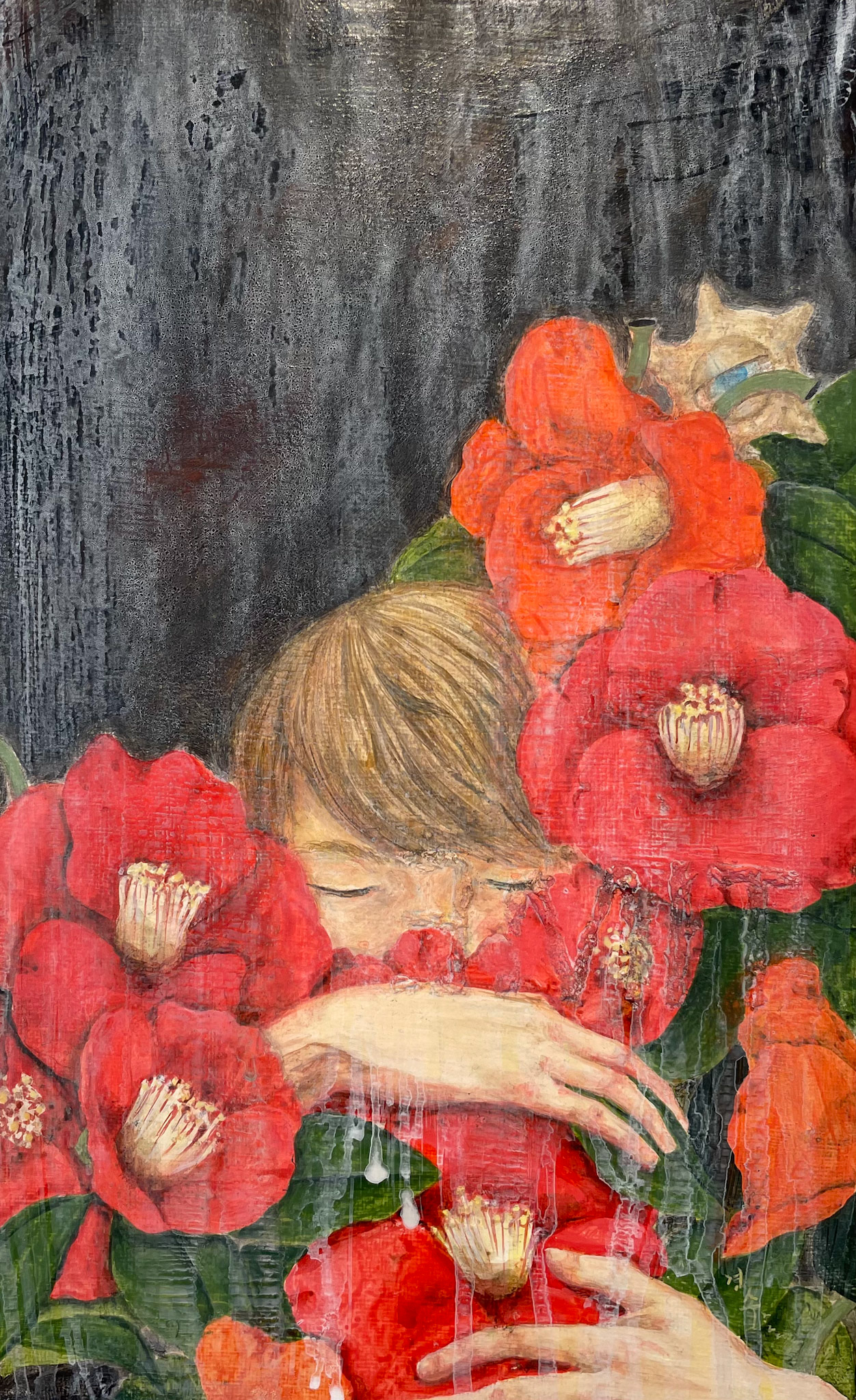TIME, 2022,acrylic on canvas,33x21.5cm