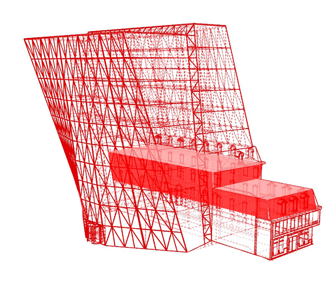 Retail Zone: 6 Shops, 1 Cafe