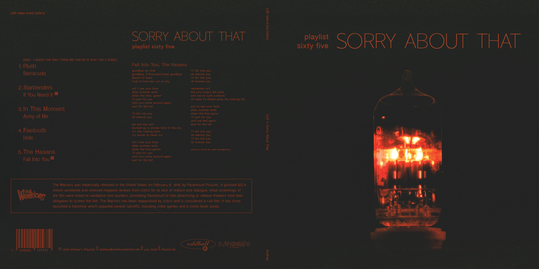 Album cover with my 35mm photography.