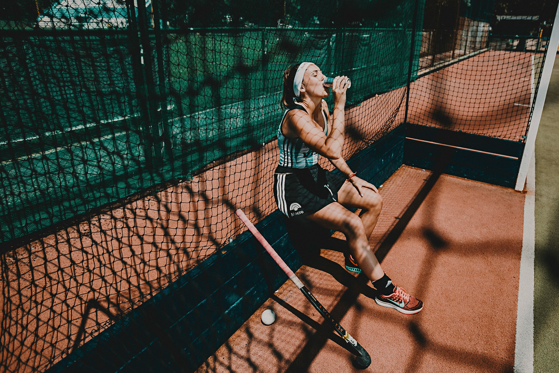 Florencia Habif during training at Club Gimnasia y Esgrima in Buenos Aires, Argentina on February 24, 2017