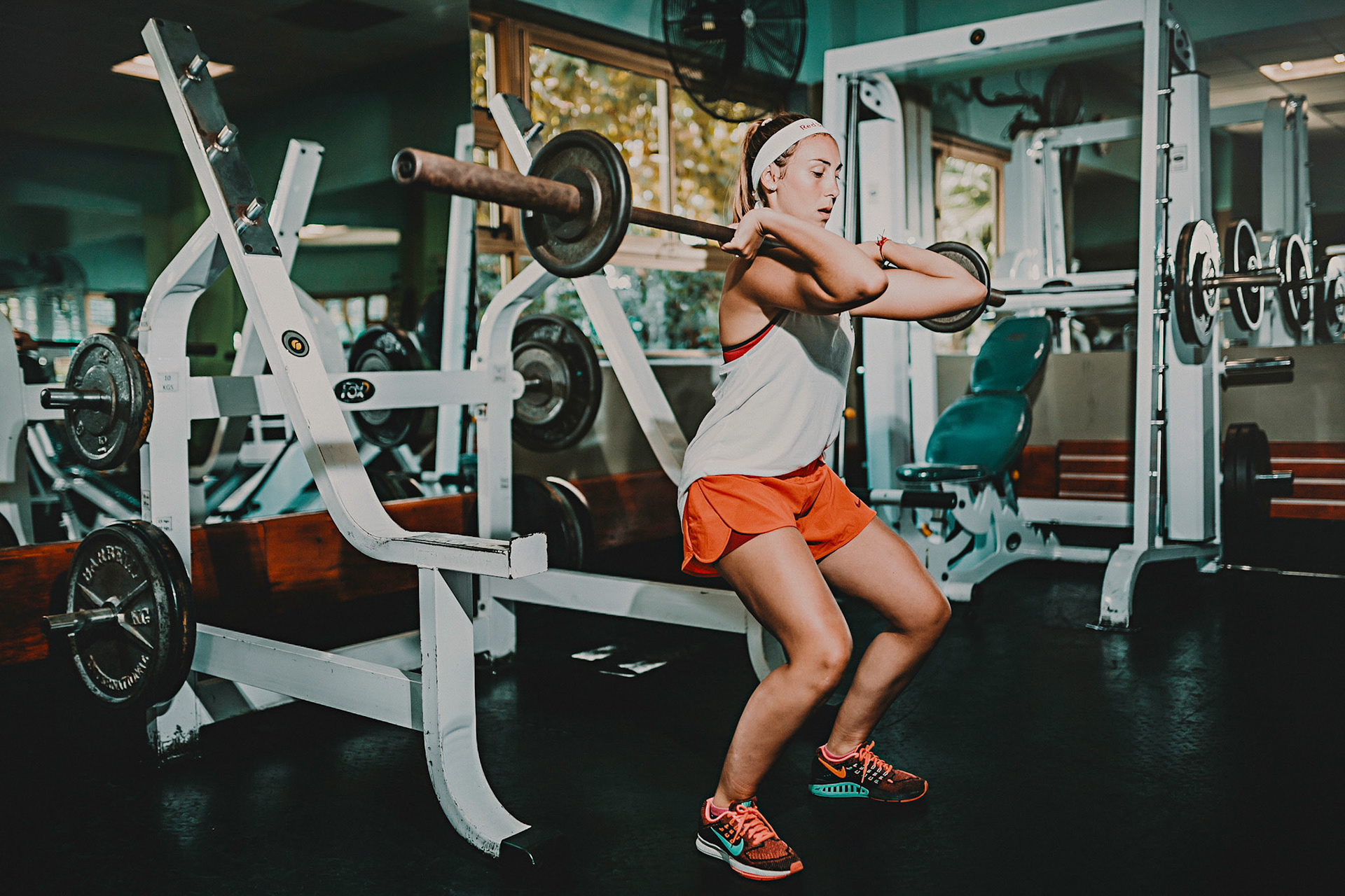 Florencia Habif during training at Club Gimnasia y Esgrima in Buenos Aires, Argentina on February 24, 2017