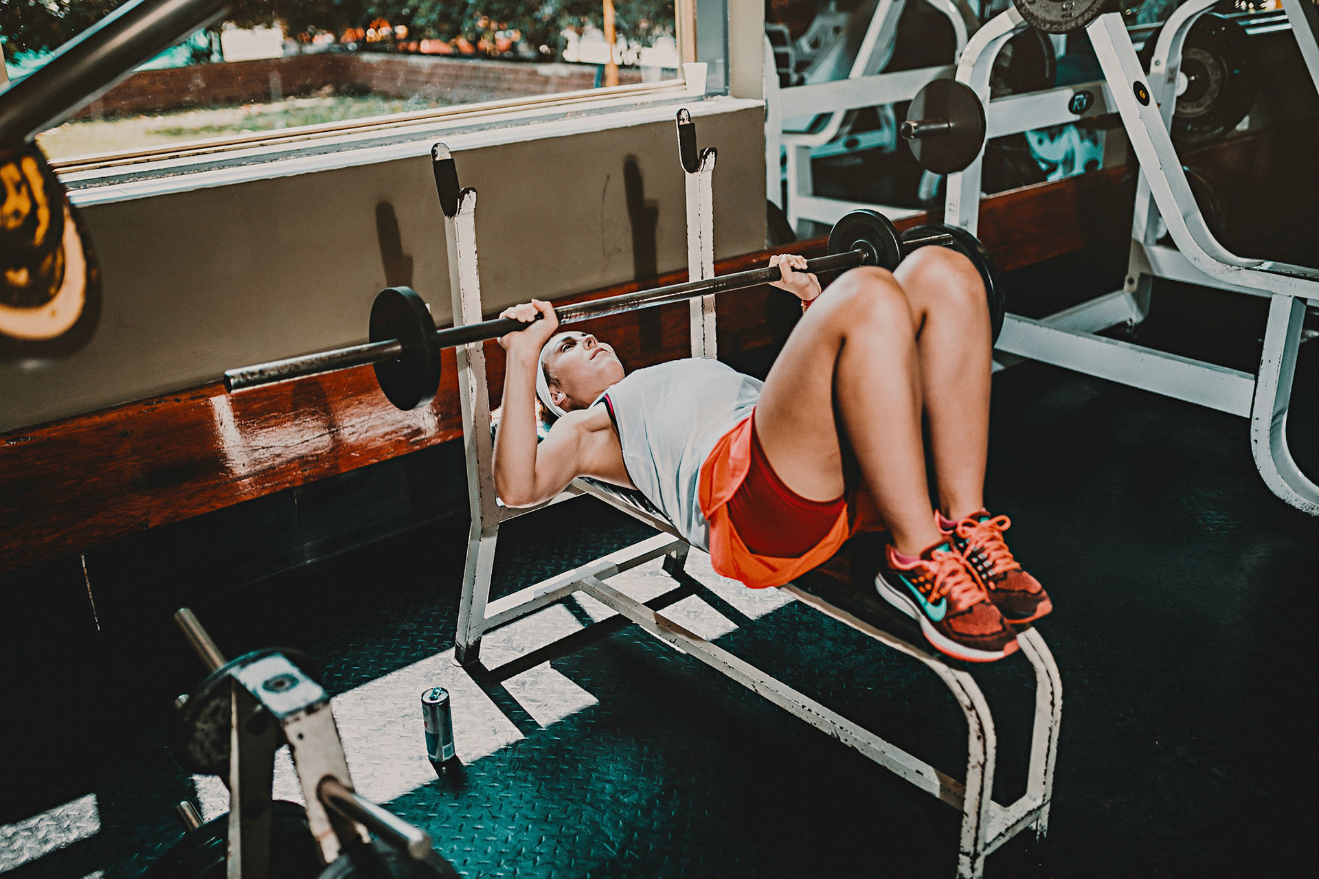Florencia Habif during training at Club Gimnasia y Esgrima in Buenos Aires, Argentina on February 24, 2017