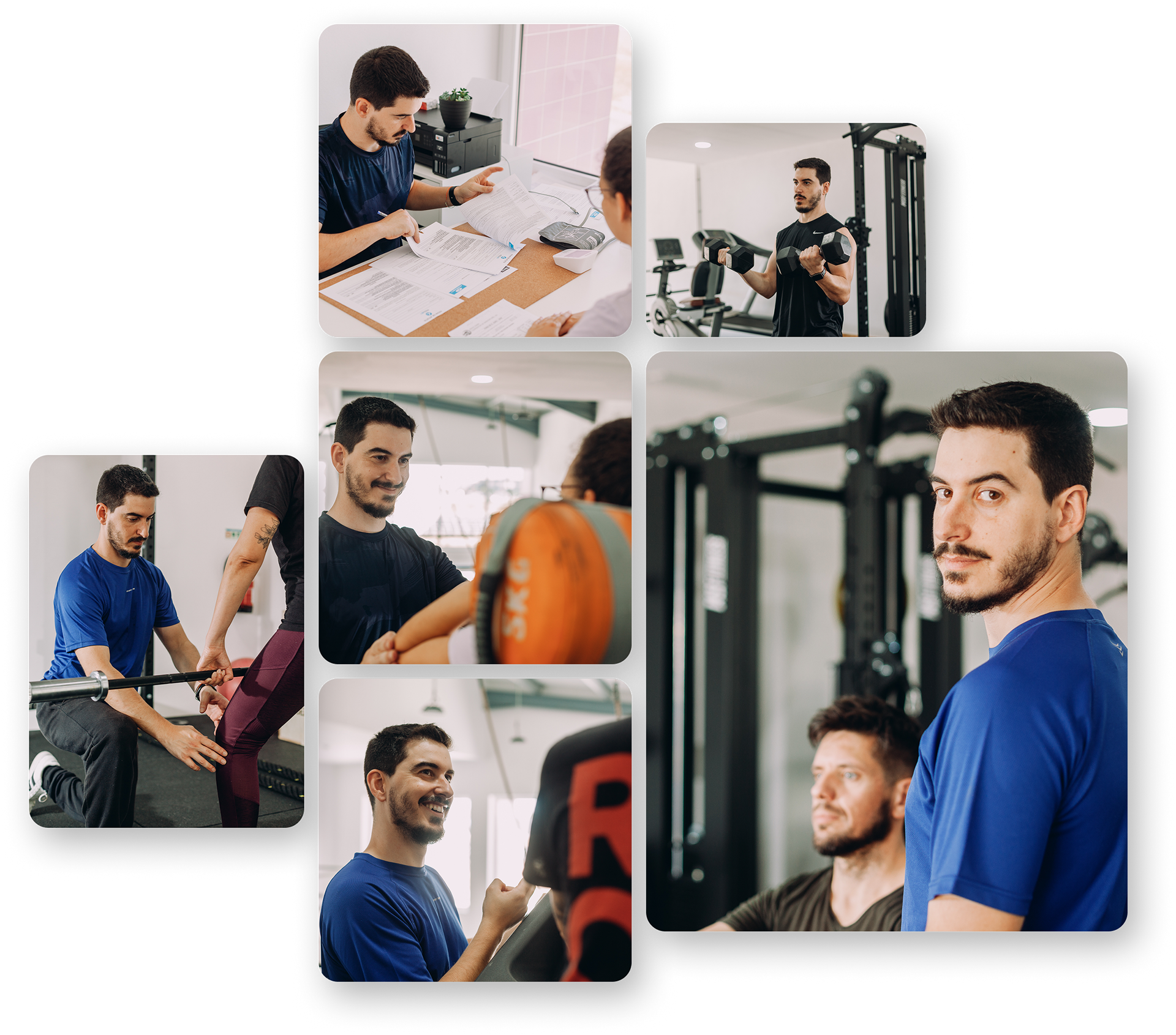 Joaquim Borges Personal Trainer em Évora: avaliação inicial personalizada, acompanhamento técnico em sessões de treino, correção postural, treino com halteres, motivação e acompanhamento individualizado em ginásio. Especialista em fitness e método pilates. Treino presencial em Évora e coaching online disponível em todo o Mundo.
