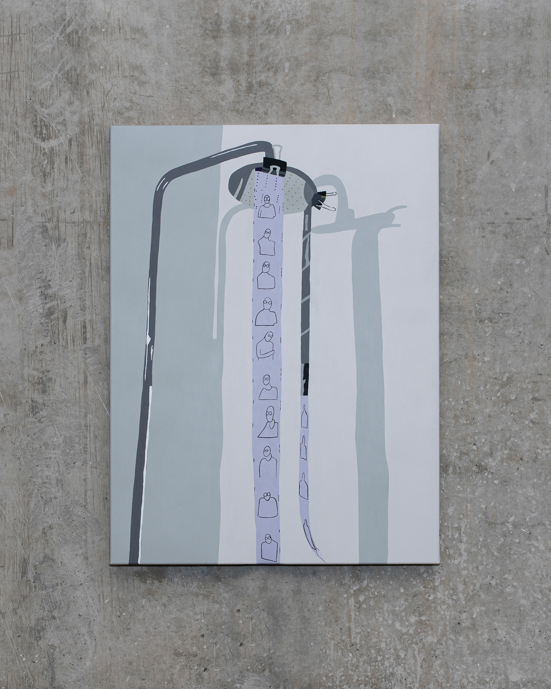 Photographic film 90 x 80 cm acrylic on canvas 2023
