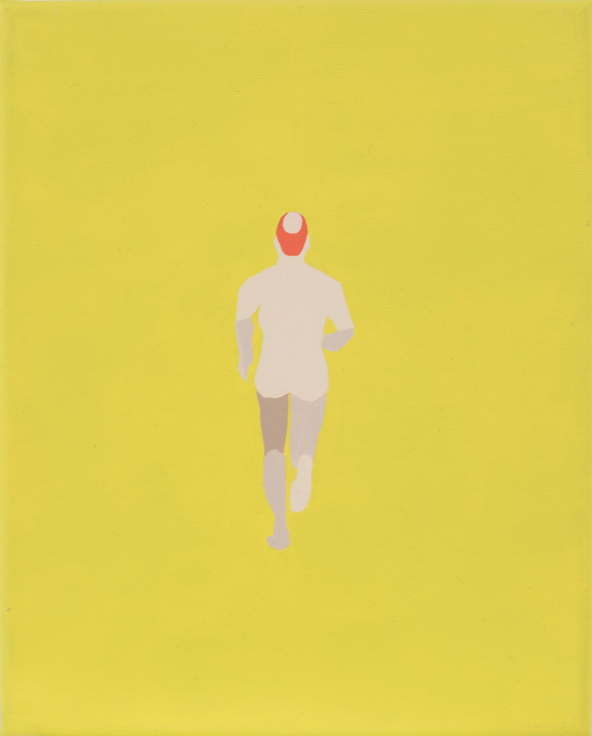 Runner Study / Prince Harry in the Nude 24 x 30 cm acrylic on canvas 2019 2/4