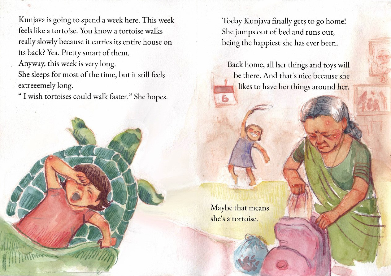 selected spreads from the book