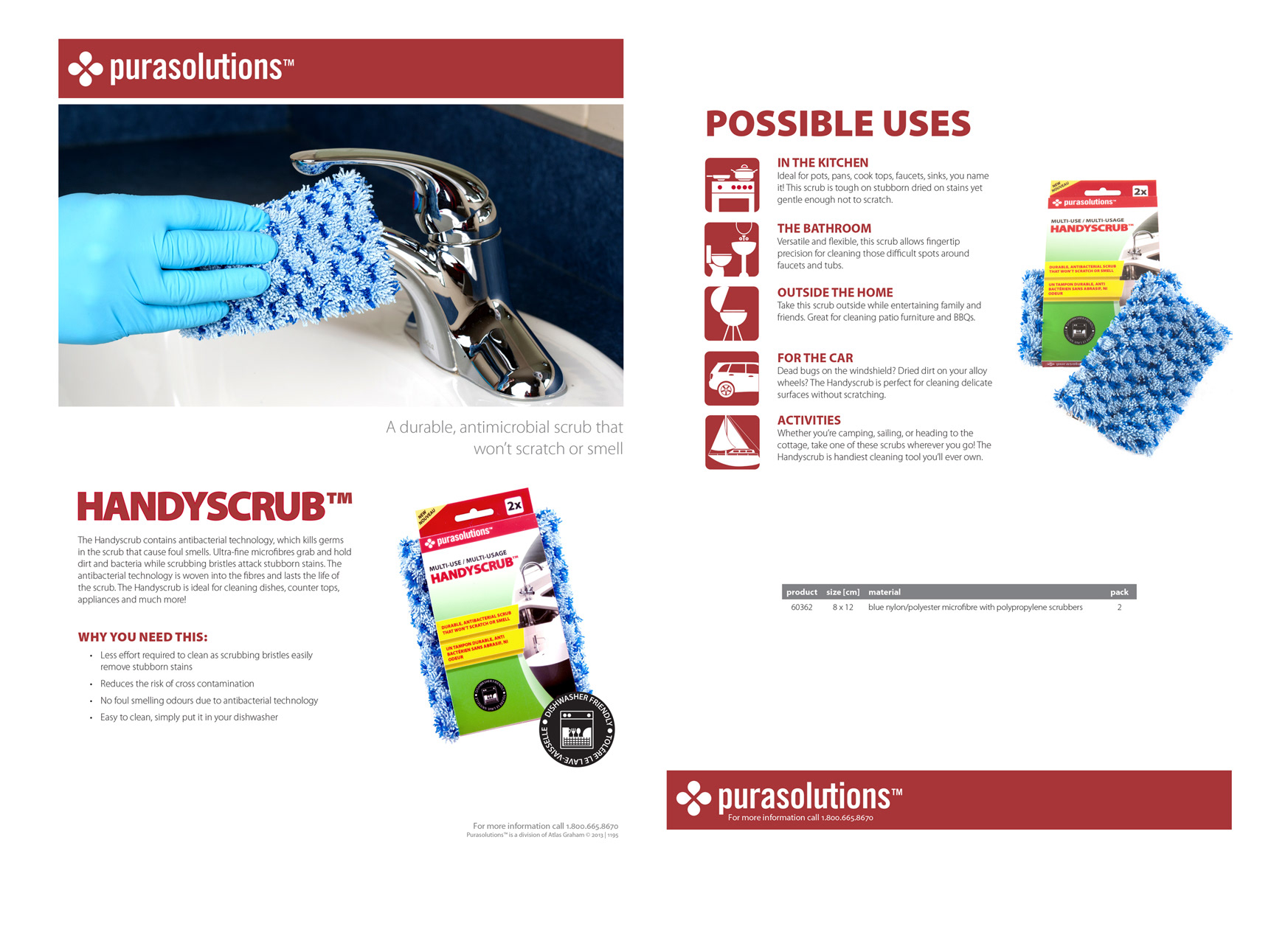 HandyScrub Retail Packaging Example 6
