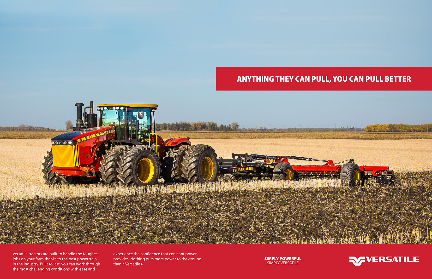 Versatile Anything They Can Pull Print Ad