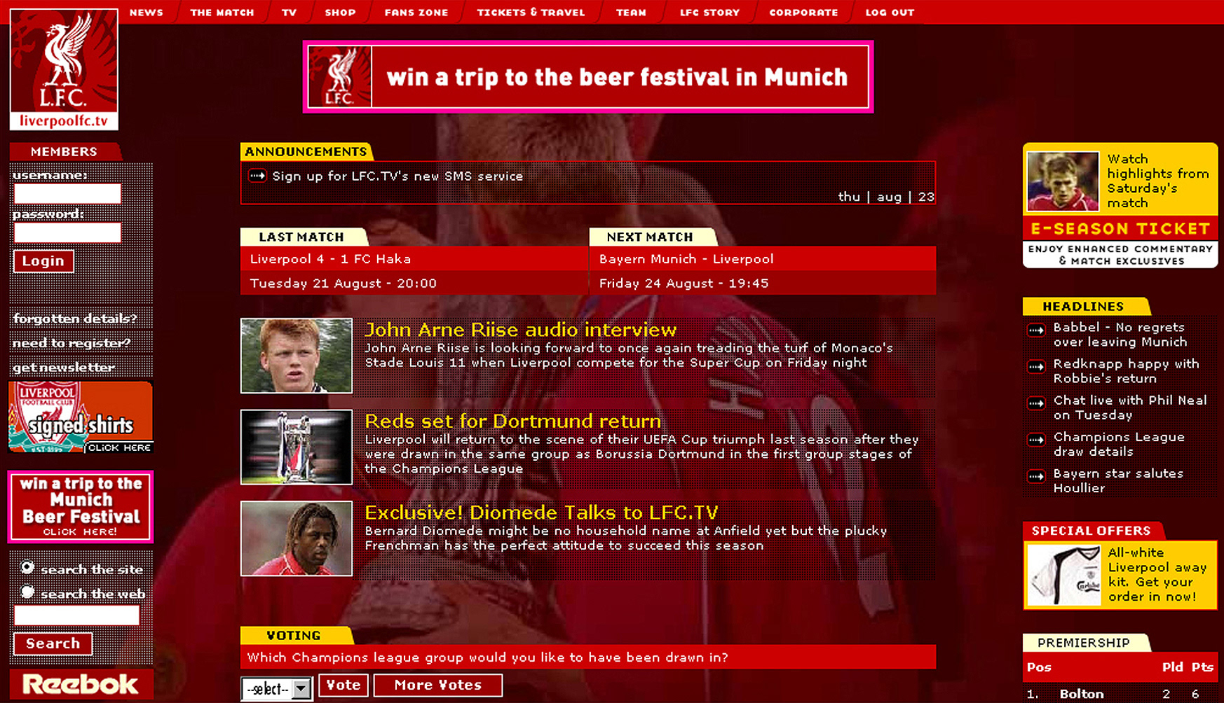 LFC Website Redesign Example 1