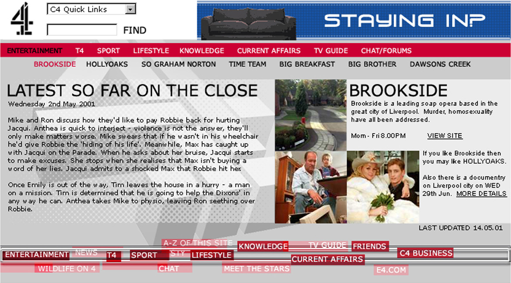 Channel 4 Portal Design Example 2