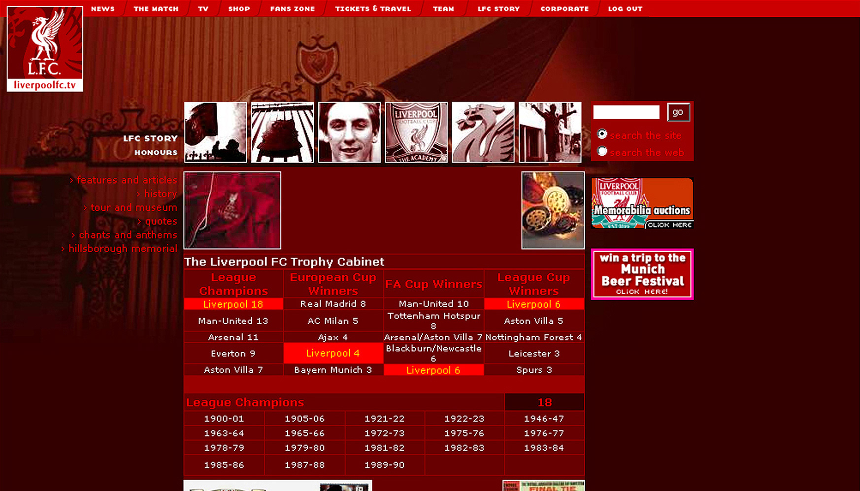 LFC Website Redesign Example 2