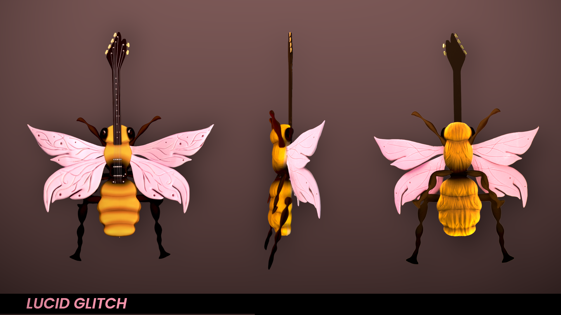 Main character's asset - Bee Guitar 