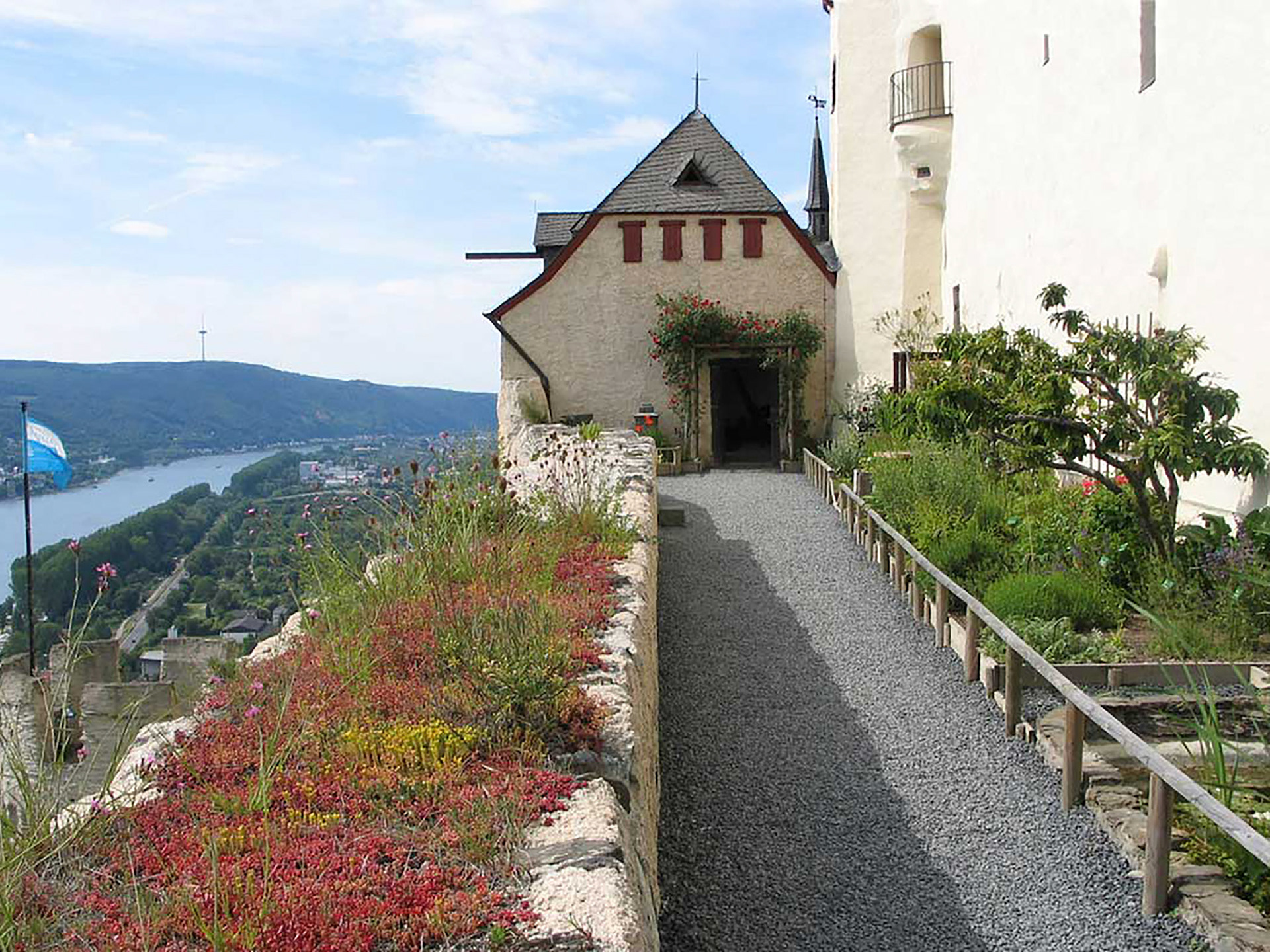 Garden at Marksburg Castle