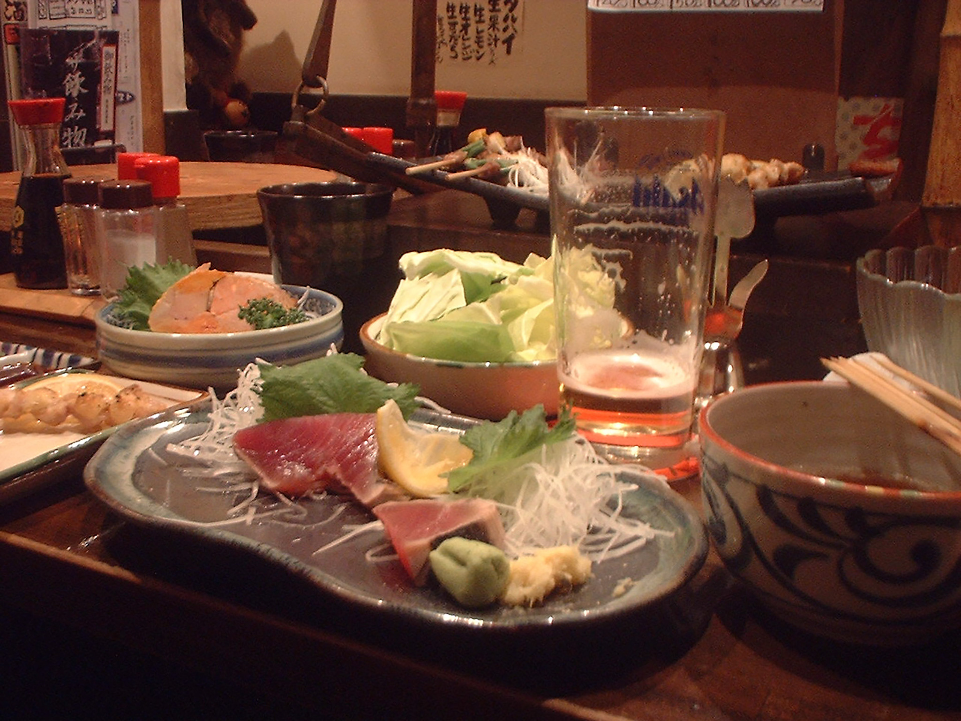 Izakaya dinner experience