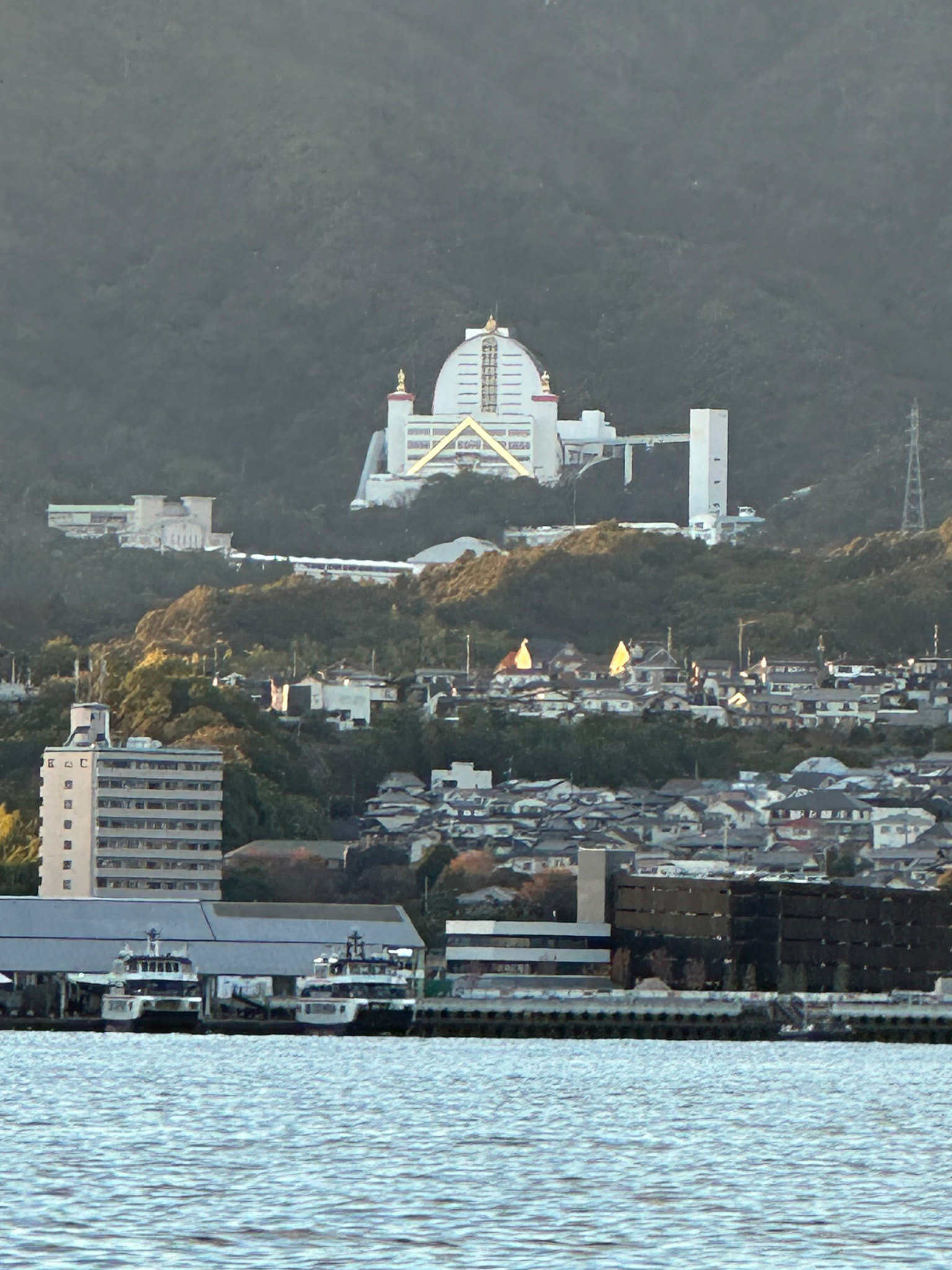 Modern Buddhist temple - some think that it may belong to a type of cult