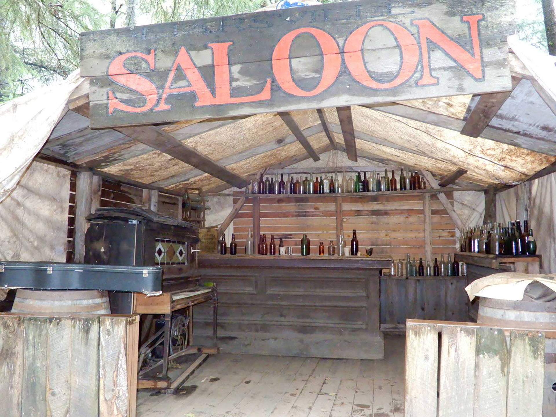 The Liarsville Camp, near Skagway, was originally named after journalists who came here during the Klondike Gold Rush and cooked up all manner of tall tales.