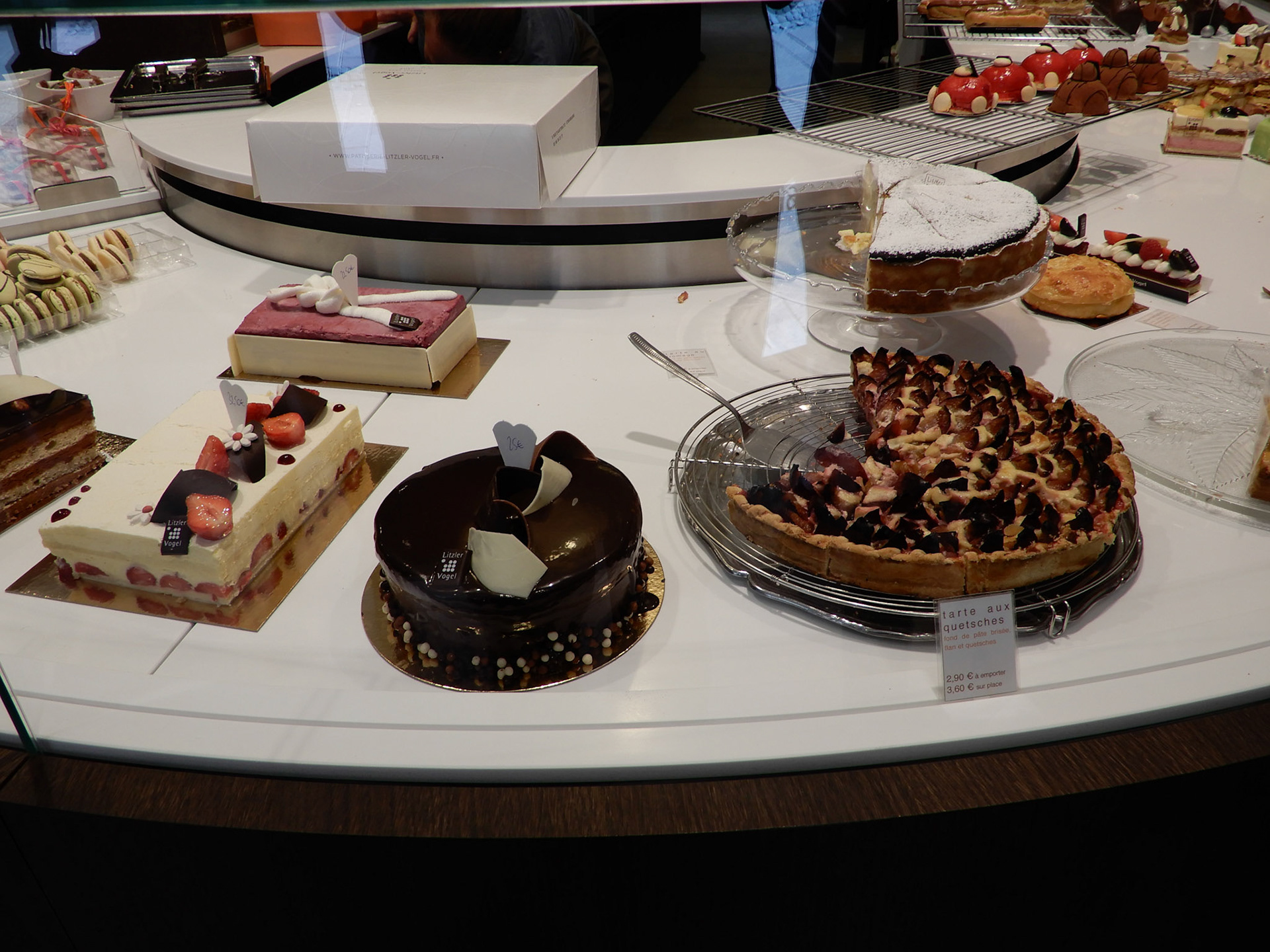Beautiful desserts - we picked up a few while touring old town Strasbourg