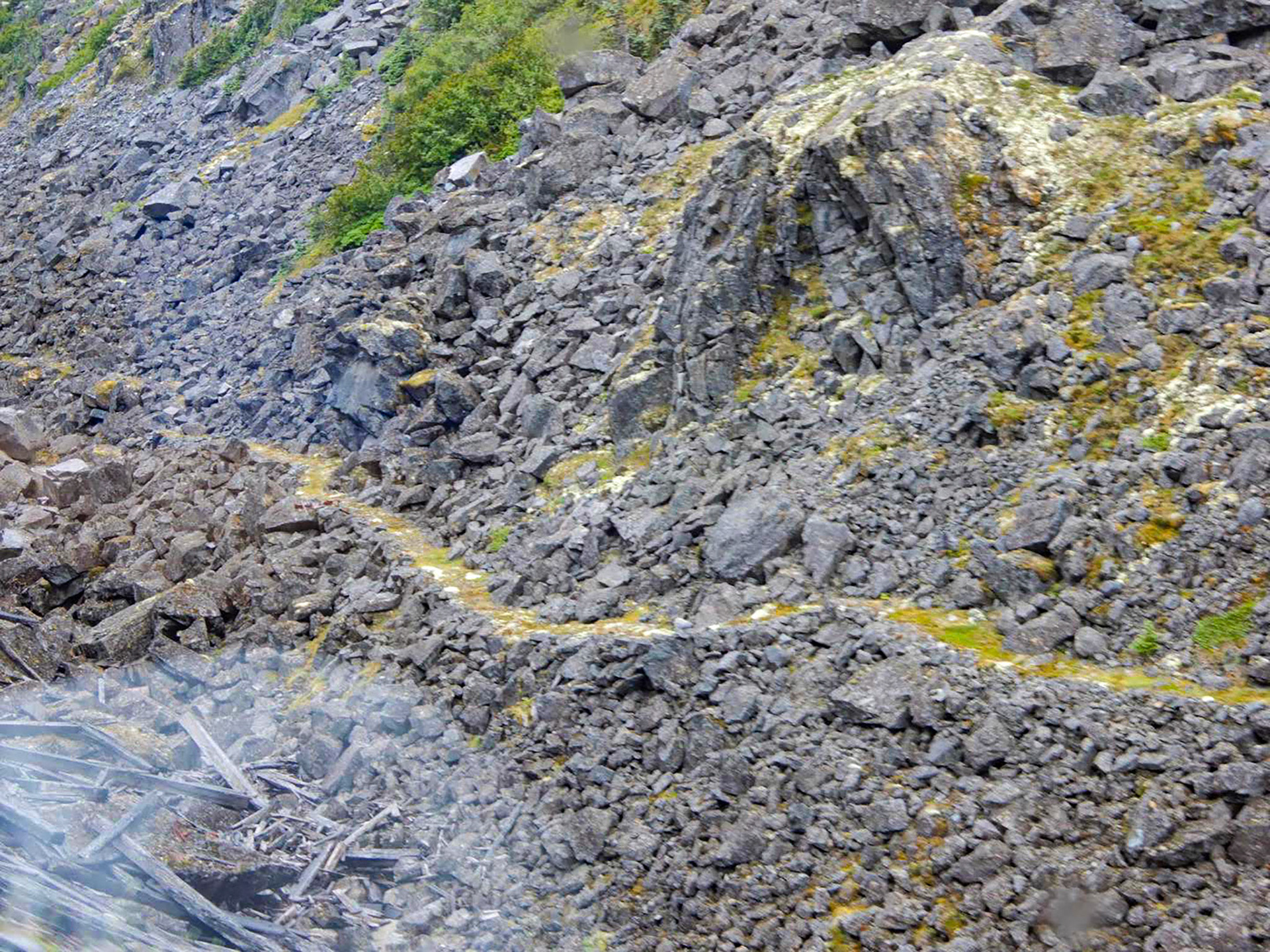 Remaining portion of the White Pass or Dead Horse Trail