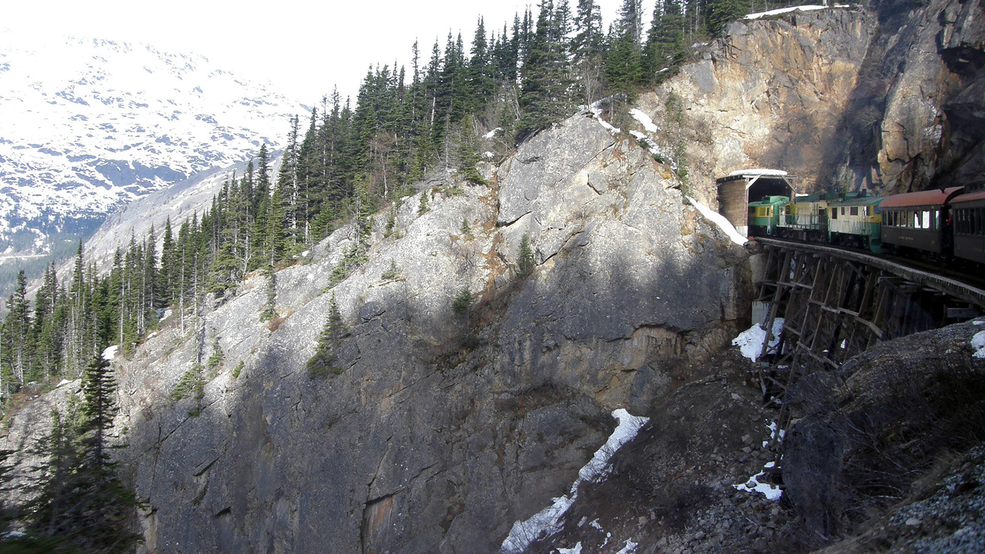 Views from the White Pass & Yukon Route Railroad excursion