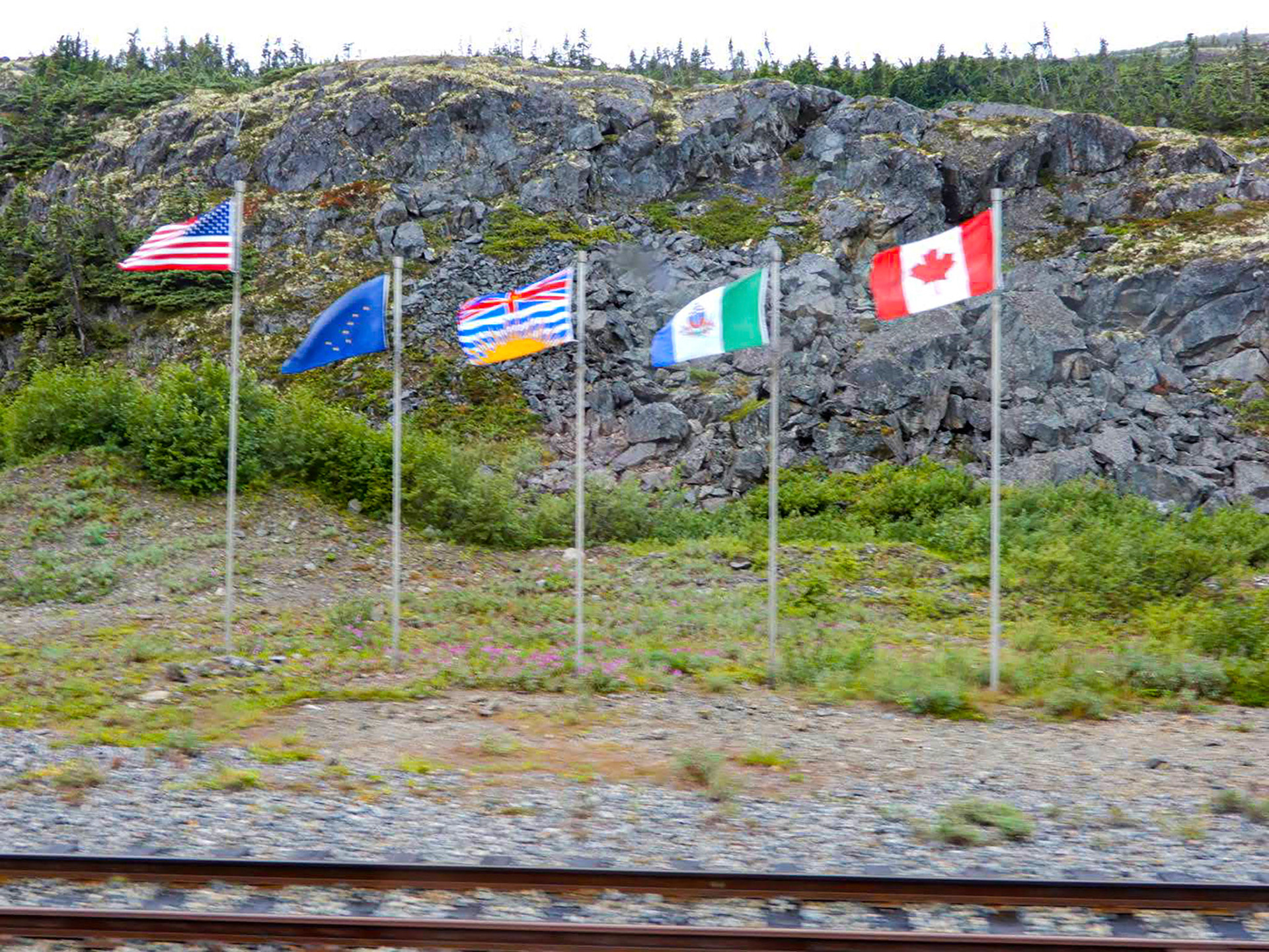 Views from the White Pass & Yukon Route Railroad excursion