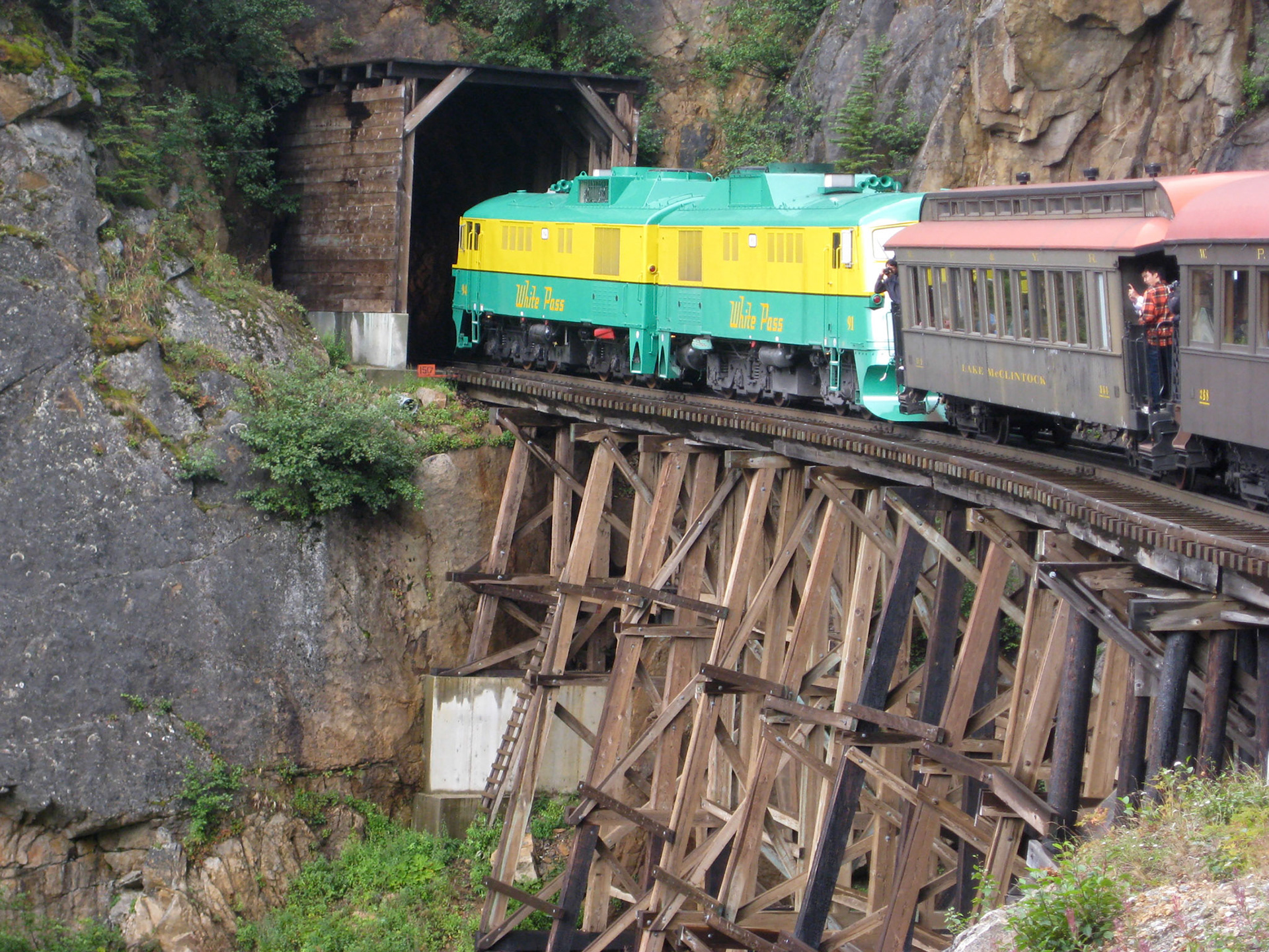 Views from the White Pass & Yukon Route Railroad excursion