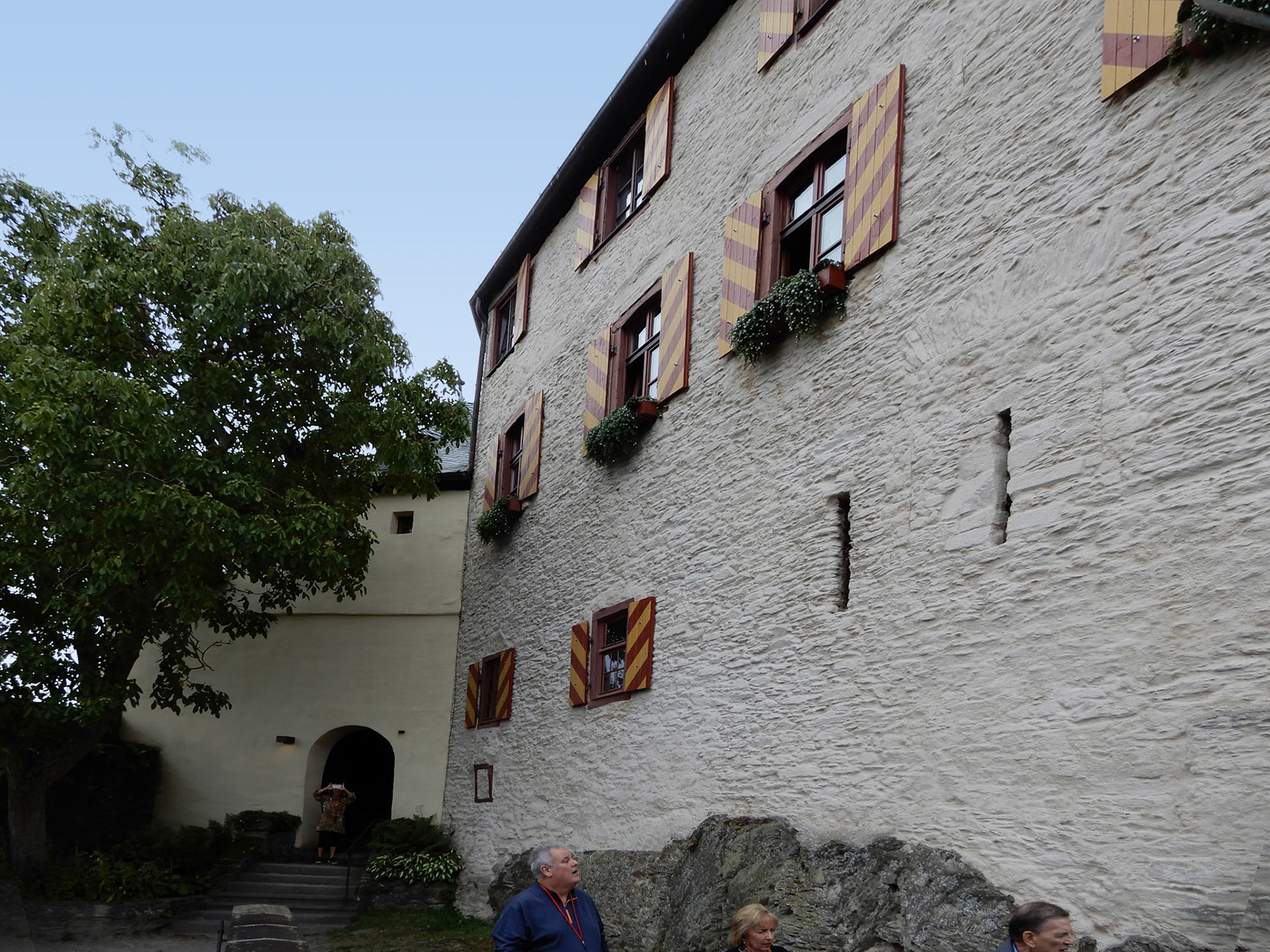 Marksburg Castle after passing through the Riders’ Stairway