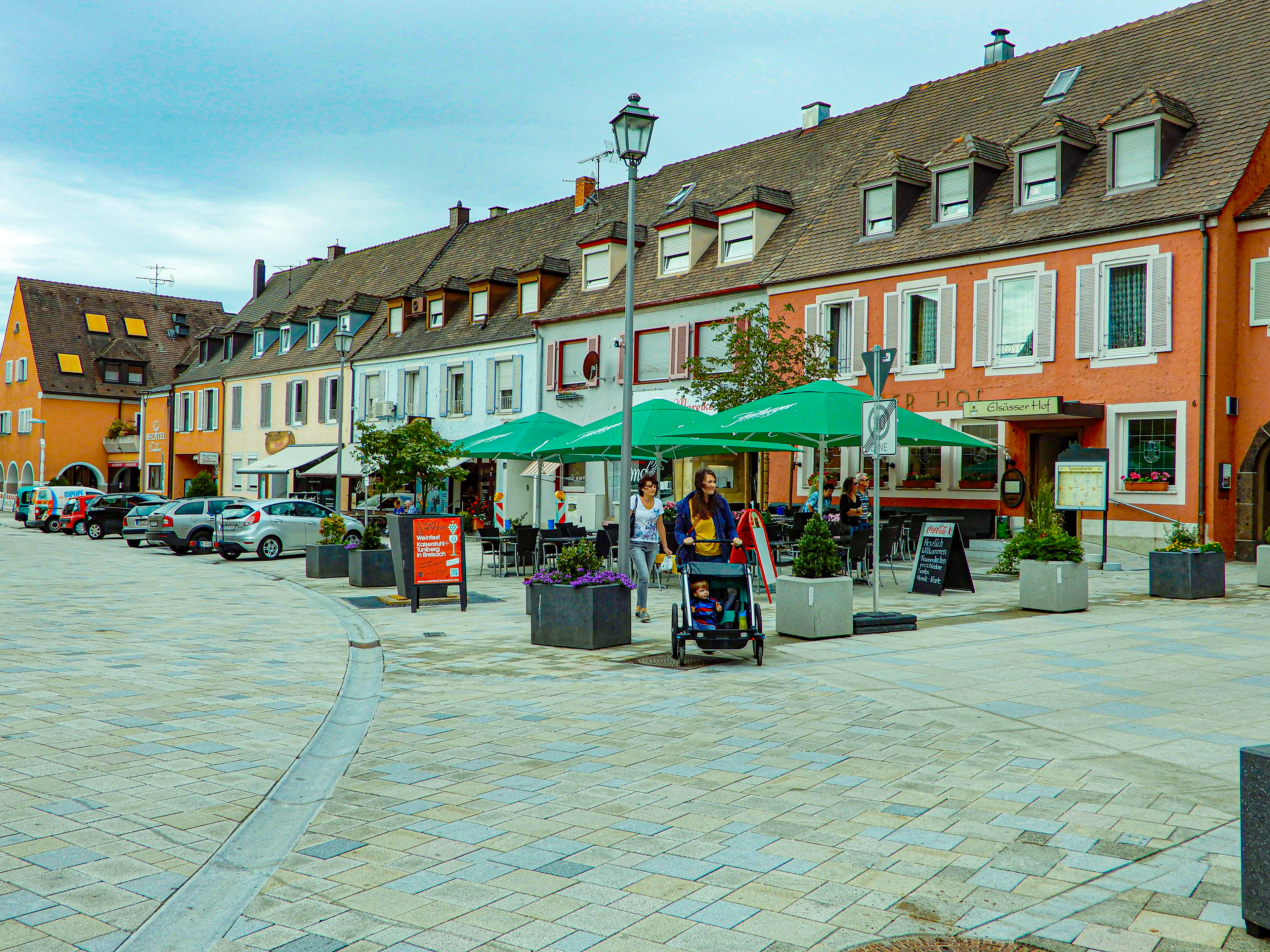 Plaza in Breisach, Germany