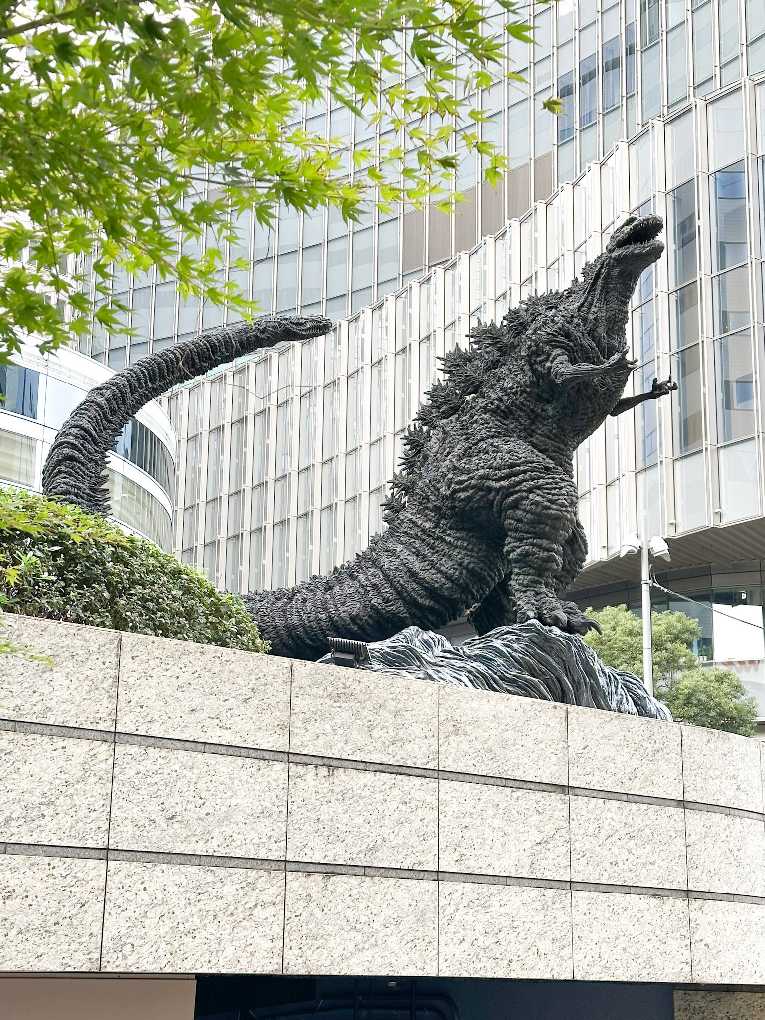 Small statue of Godzilla