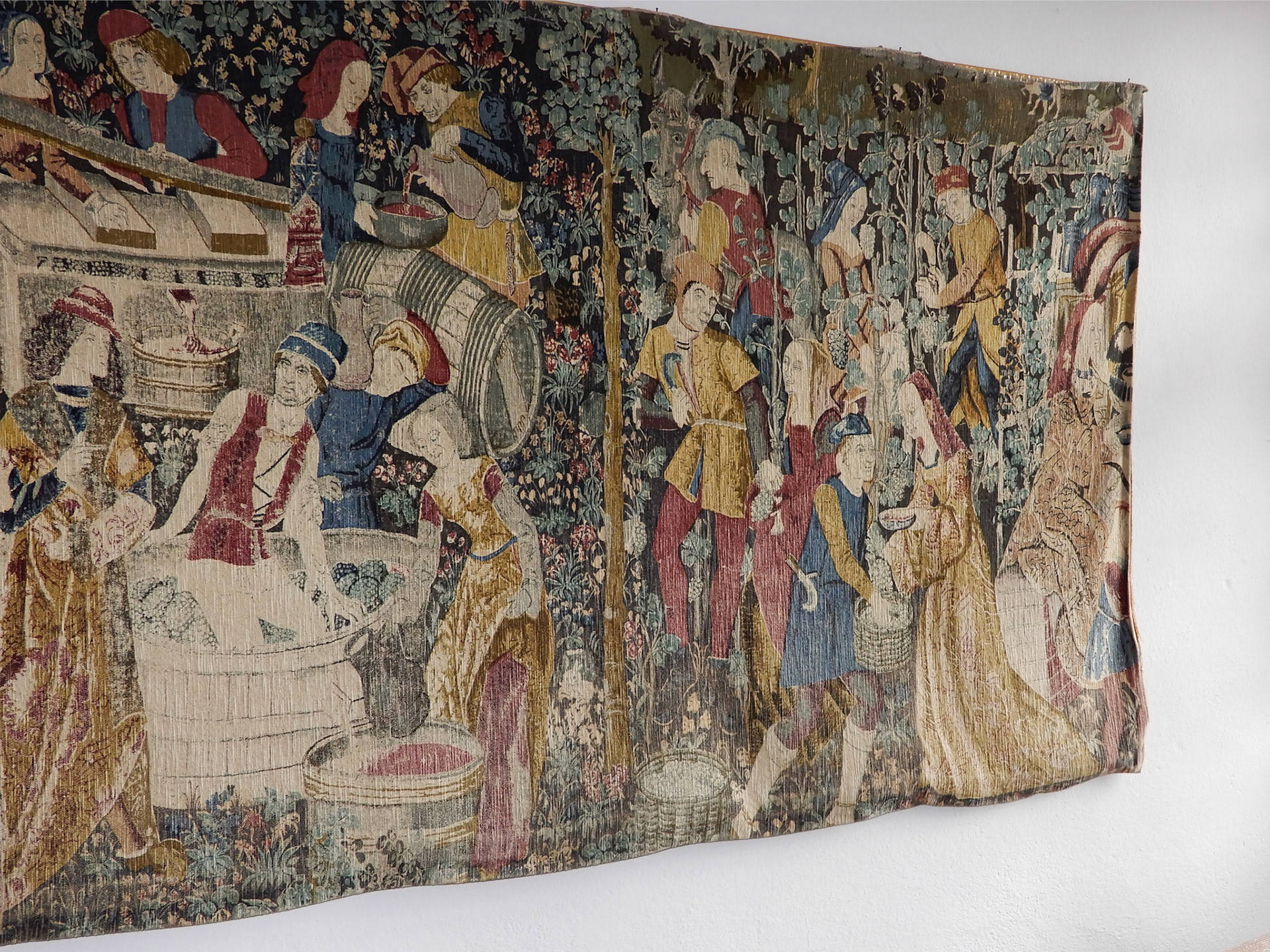 Tapestry inside Marksburg Castle