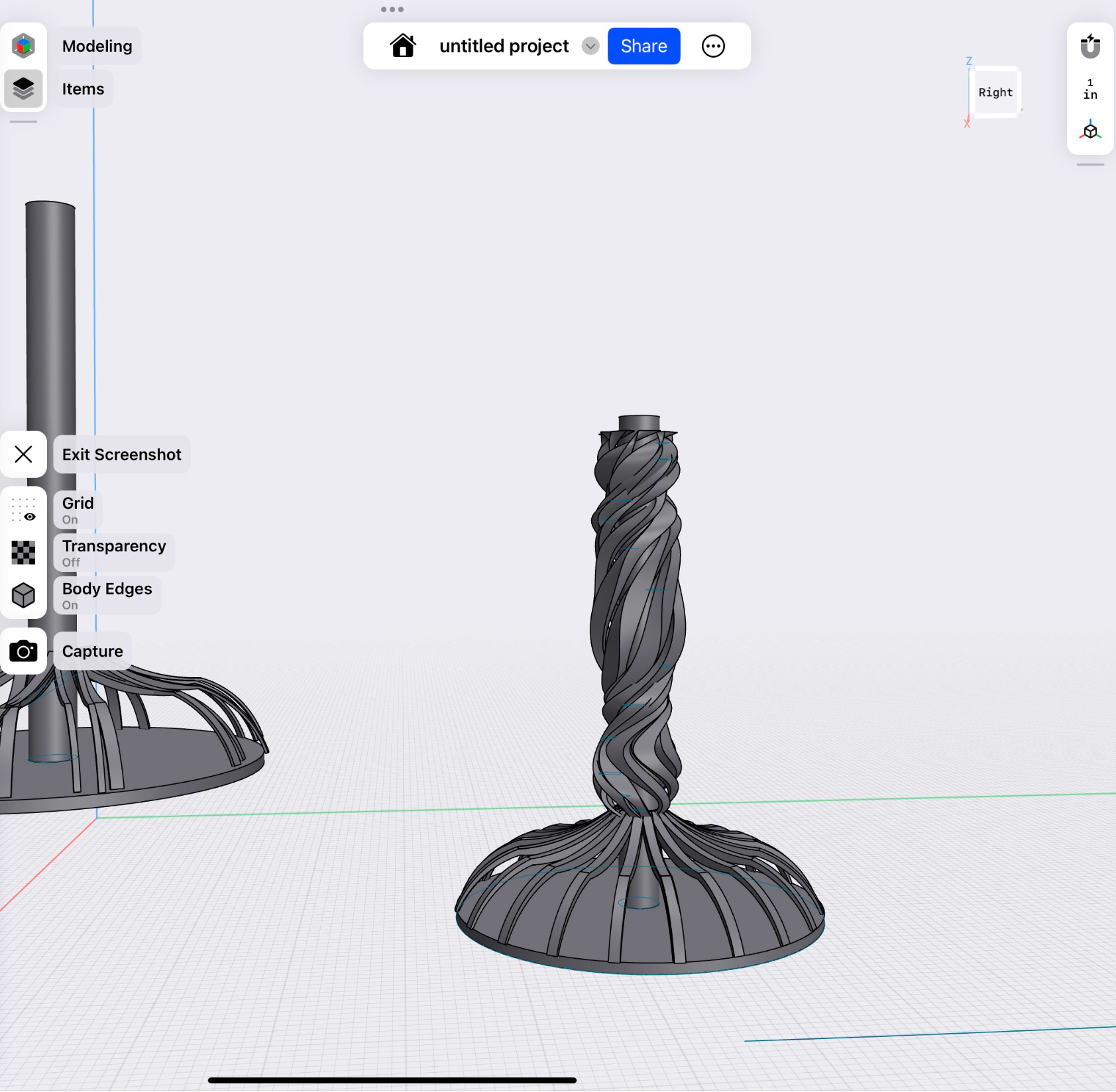 SHAPR3D BOTTOM OF SCULPTURE
