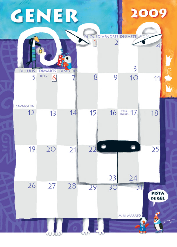 Calendari pel Parc Infantil de Nadal de Granollers