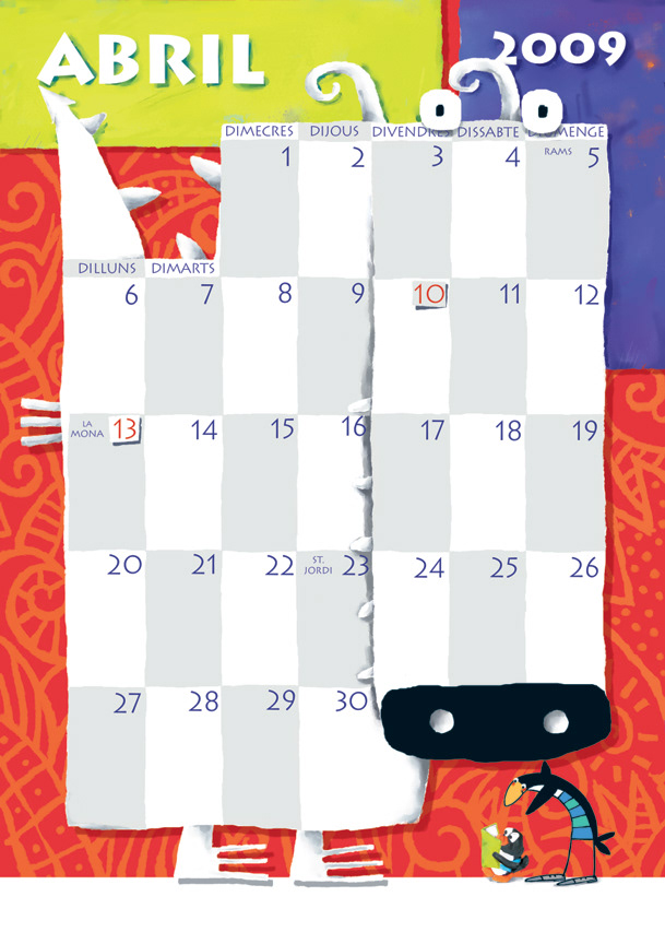 Calendari pel Parc Infantil de Nadal de Granollers
